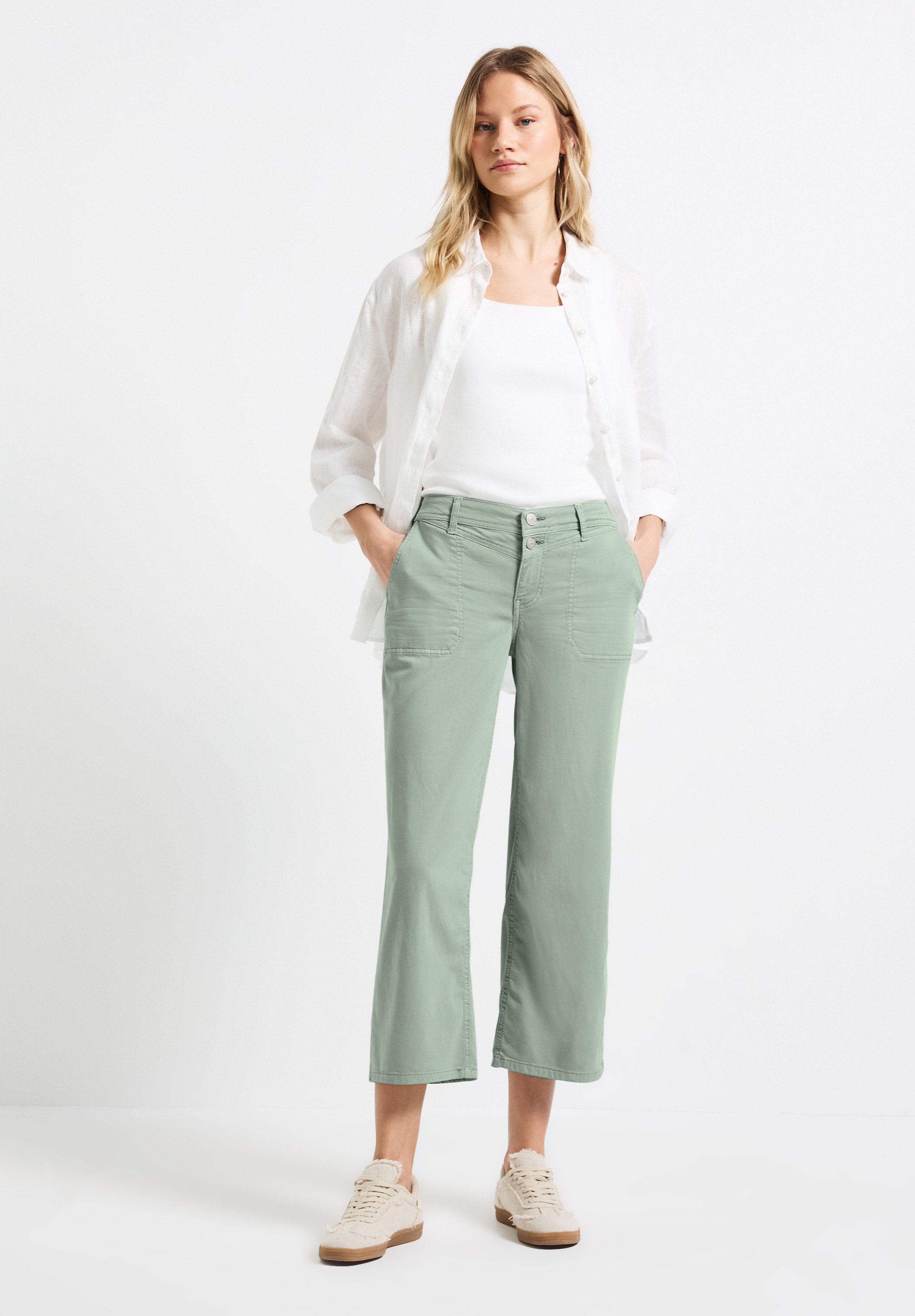 STREET ONE Gerade Jeans, Middle Waist