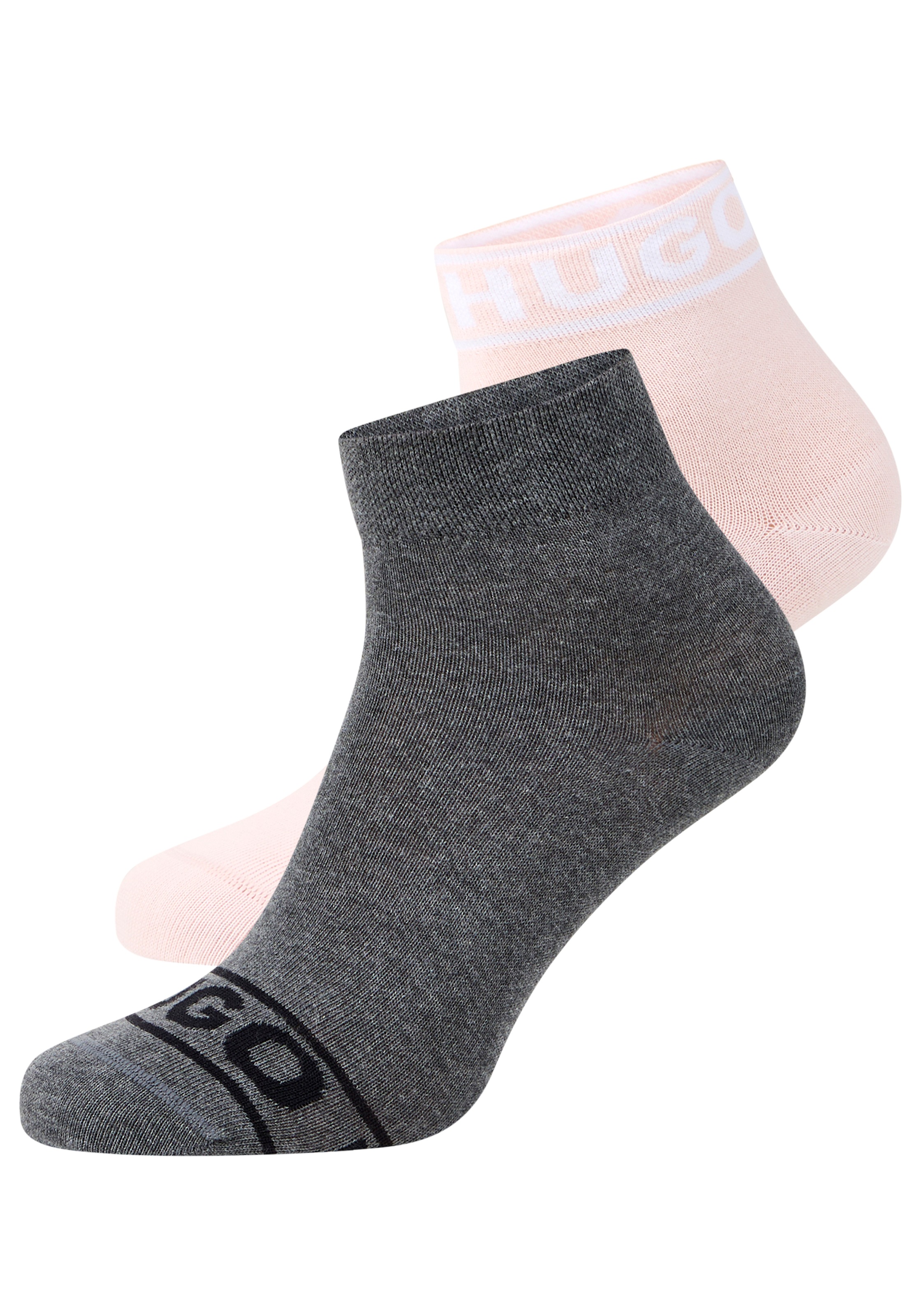 HUGO Underwear Freizeitsocken "2P SH LOGO CC W" Set, 2er, 2 Paar tlg. mit L günstig online kaufen