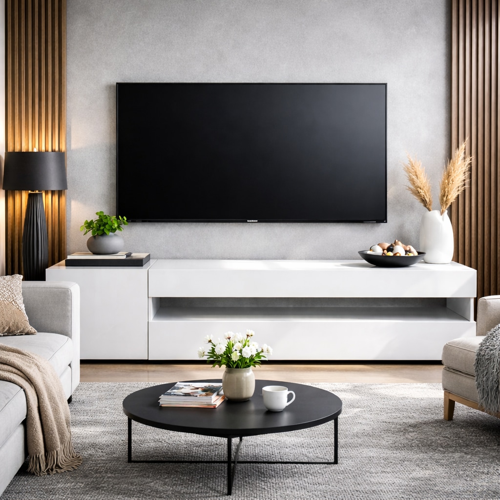 OTTO home Lowboard »LORENZO 1, TV-Board, TV-Kommode, TV-Schrank, TV-Unterschrank, TV-Möbel« Modernes lackiertes Hochglanz TV-Board, grifflos, Breite 155 cm