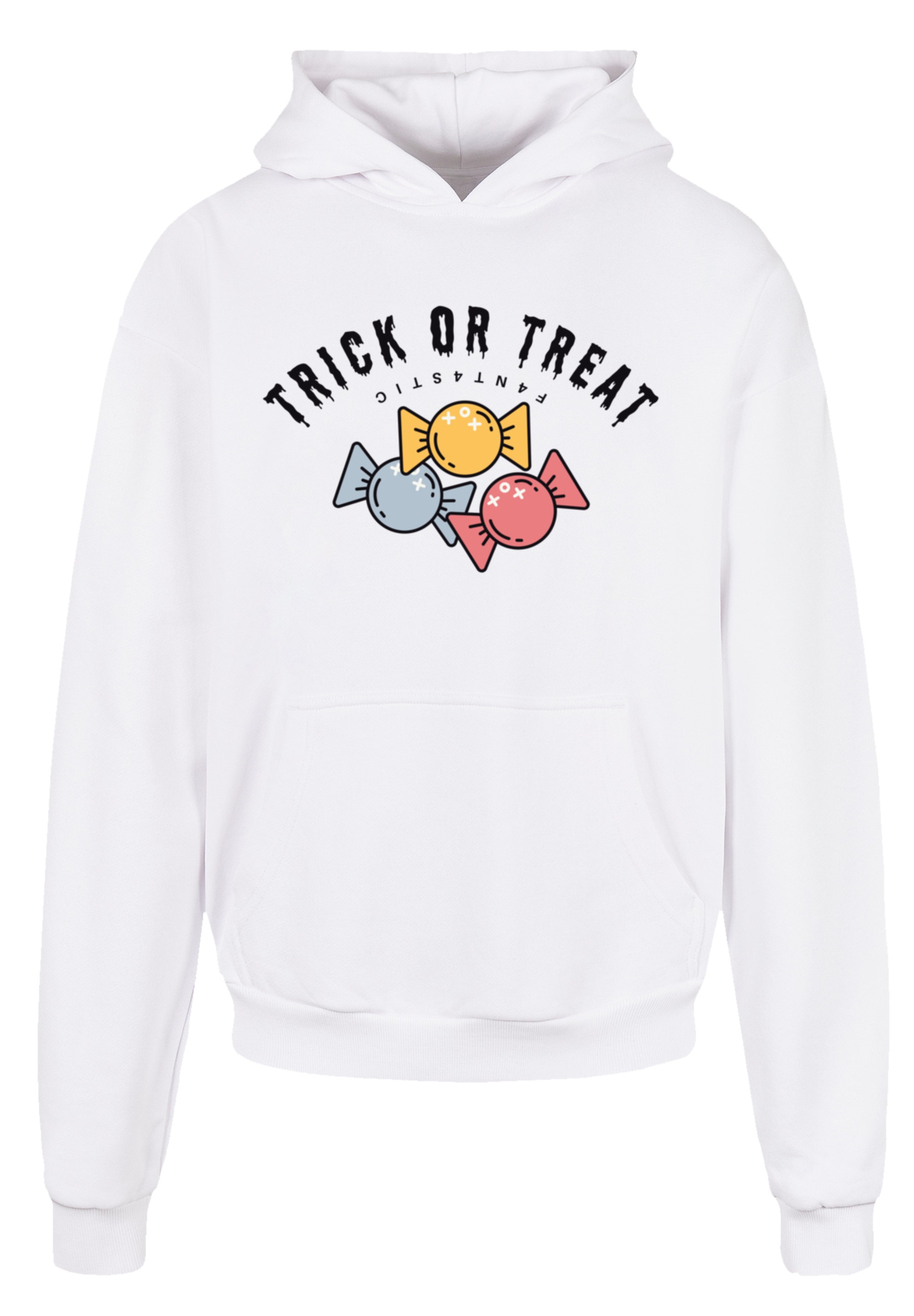 F4NT4STIC Kapuzenpullover »Trick Or Treat Halloween«, Print