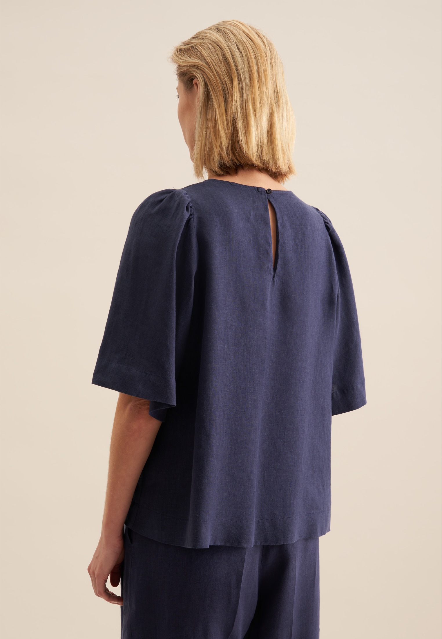 seidensticker Shirtbluse "Schwarze Rose" 1/2 Rundhals Uni günstig online kaufen