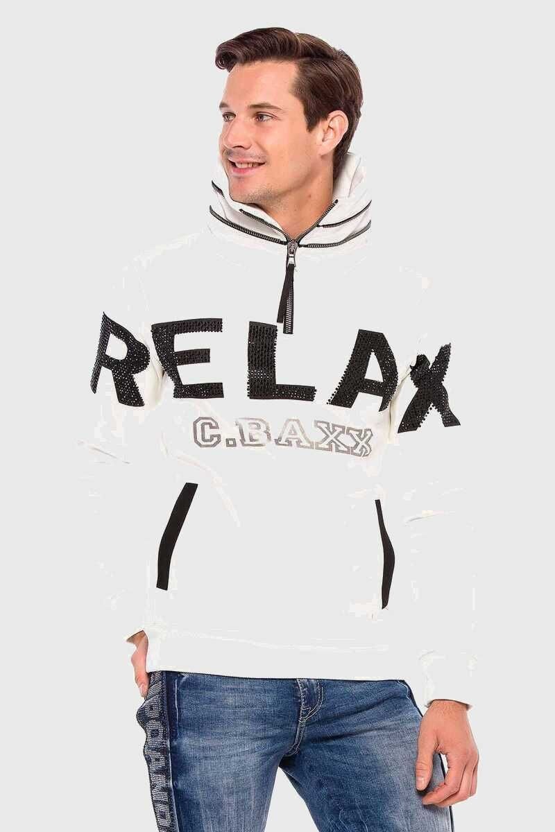 Cipo & Baxx Sweatshirt "Sweatshirts" 1 Stk. tlg. mit hohem Kragen günstig online kaufen