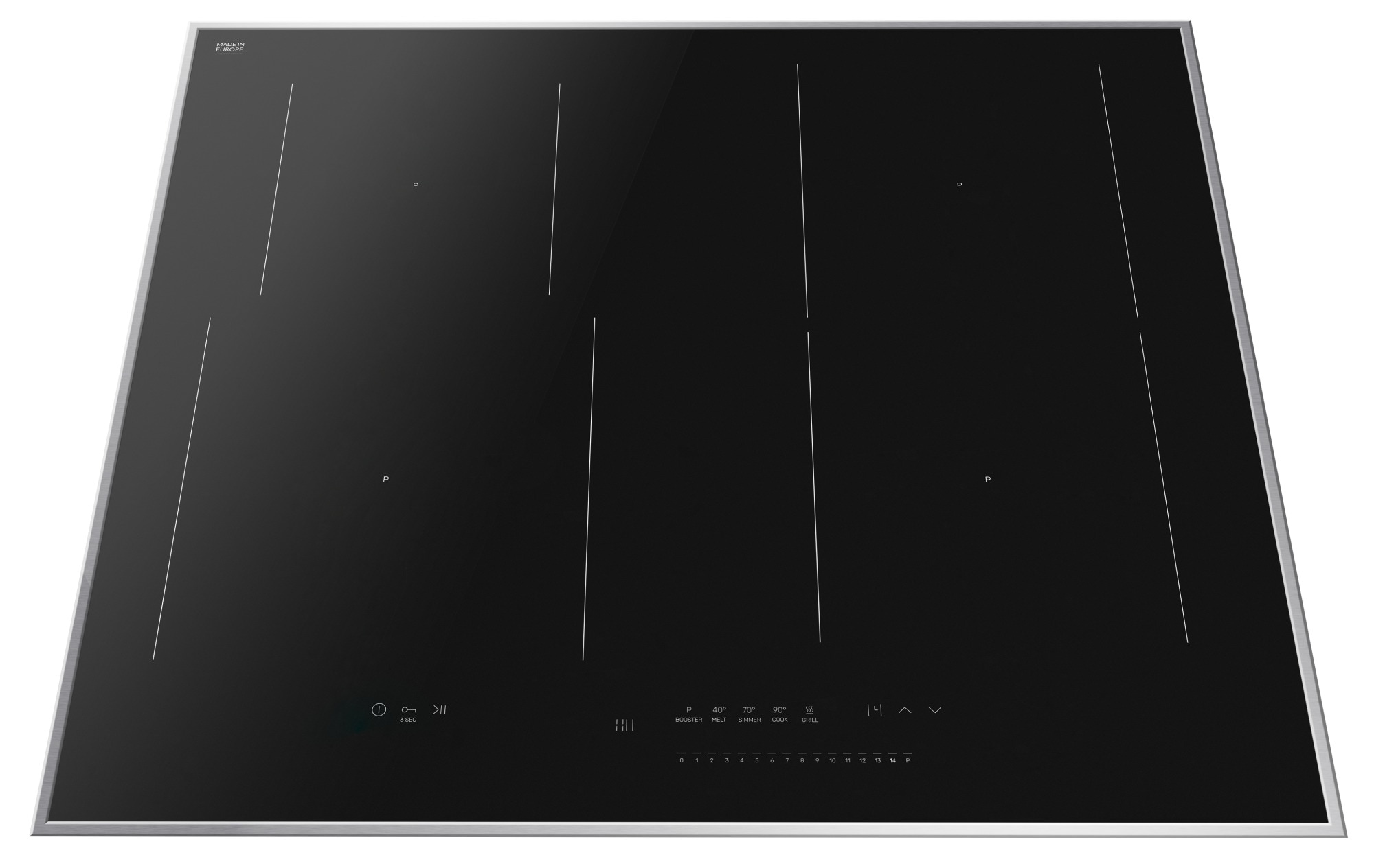 Amica Induktions-Kochfeld "KMI 772 660 E" Viel Platz und schnelle Hitze für günstig online kaufen