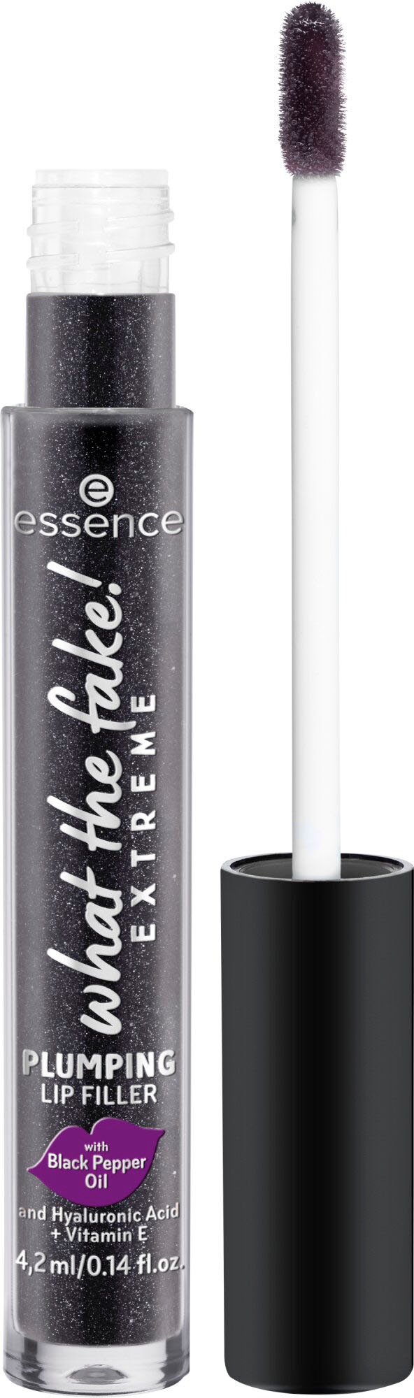Essence Lip-Booster »what the fake! EXTREME PLUMPING LIP FILLER«, (3er Pack), mit sanften Beerenton