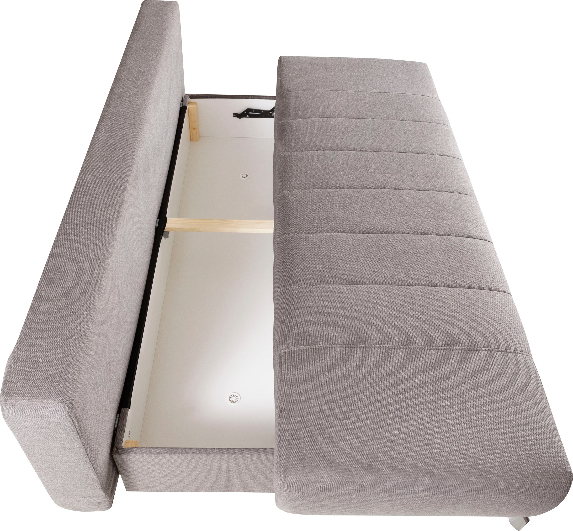 WERK2 Schlafsofa »Troya«, 2-Sitzer Sofa und Schlafcouch mit Federkern & Bettkasten