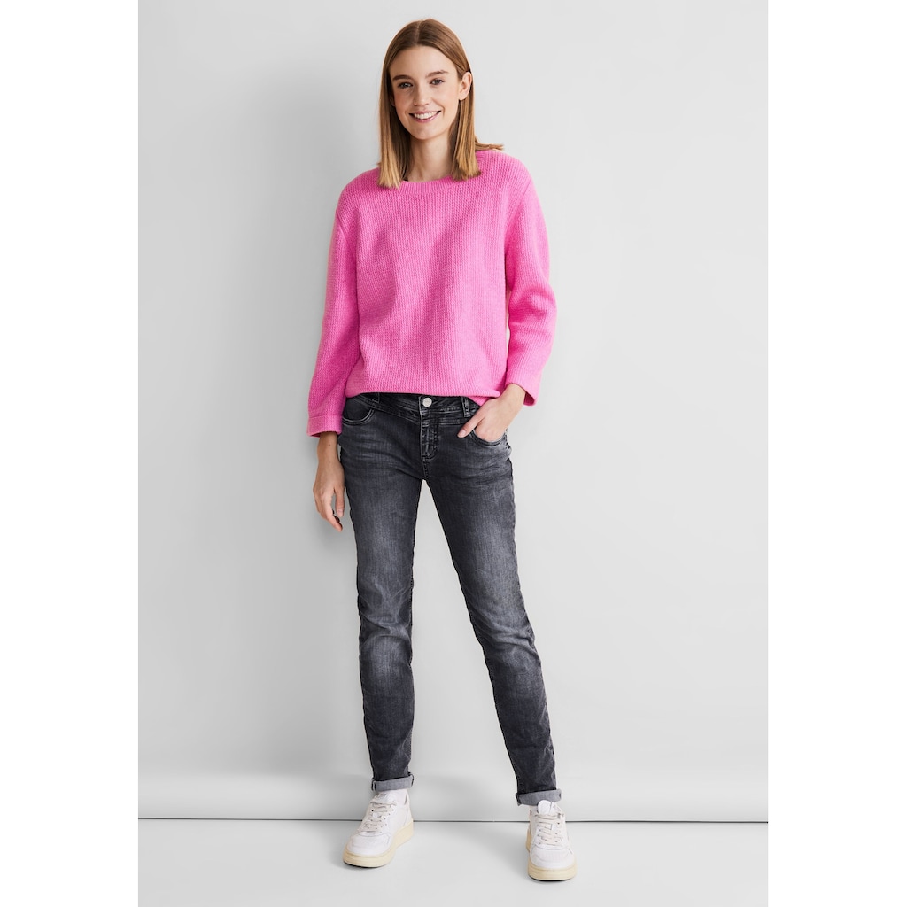 STREET ONE Gerade Jeans, Middle Waist