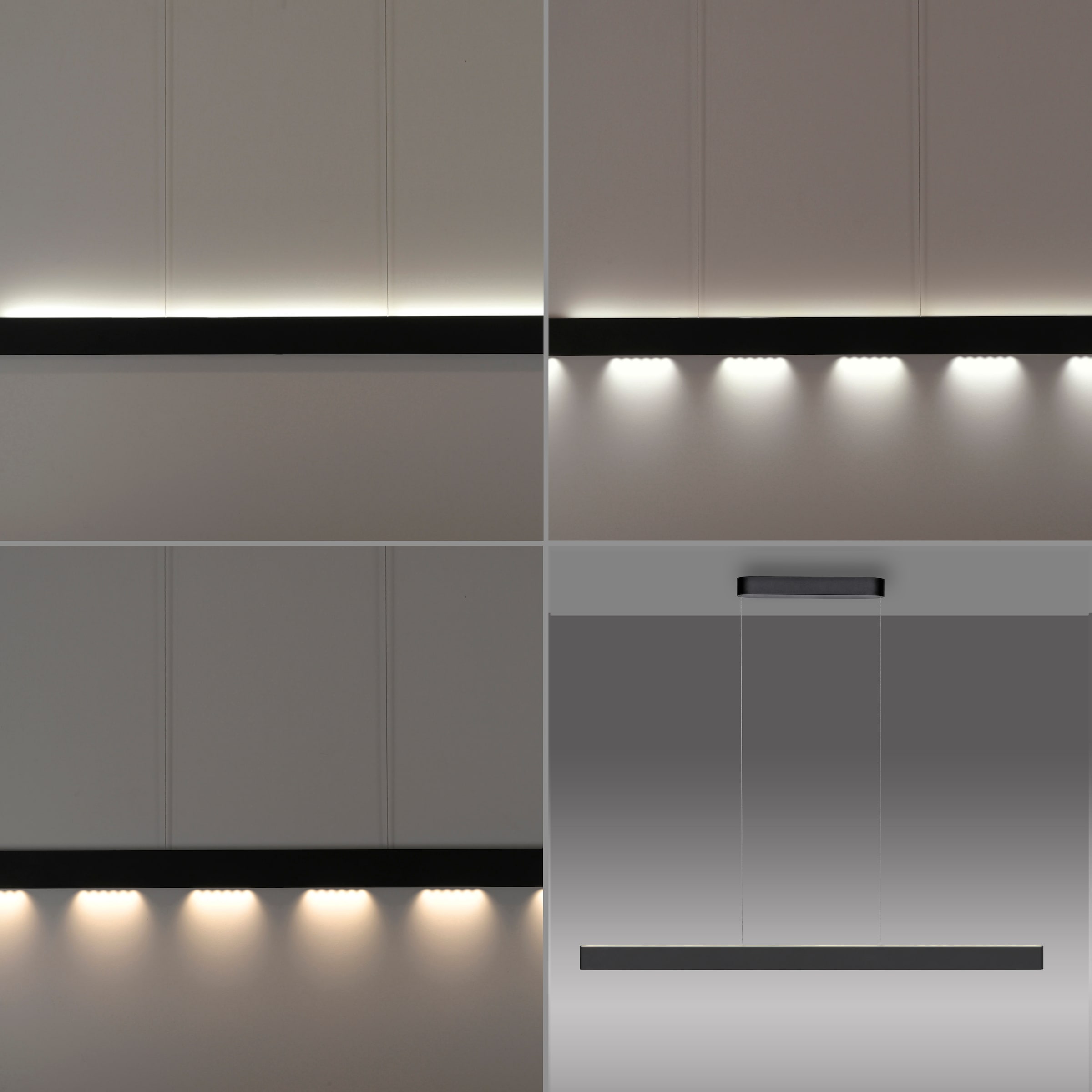 Neuhaus Q DESIGN CONTROL LIGHTS LED Pendelleuchte »Q-STRETTO« LED-Board 1 Stk. warmweiß - kaltweiß
