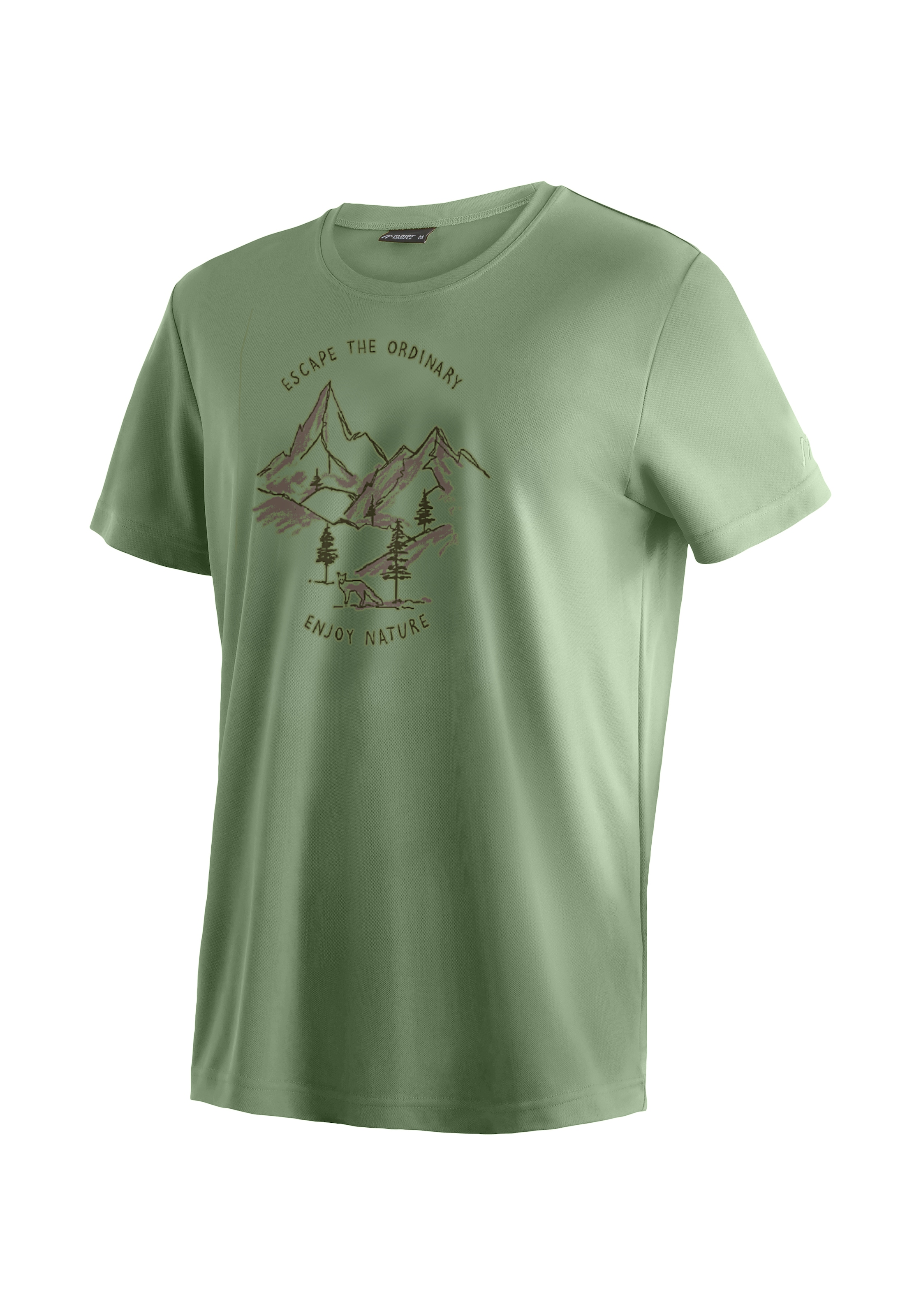 Maier Sports T-Shirt "Dieter Print", Herren Funktionsshirt, Freizeitshirt m günstig online kaufen