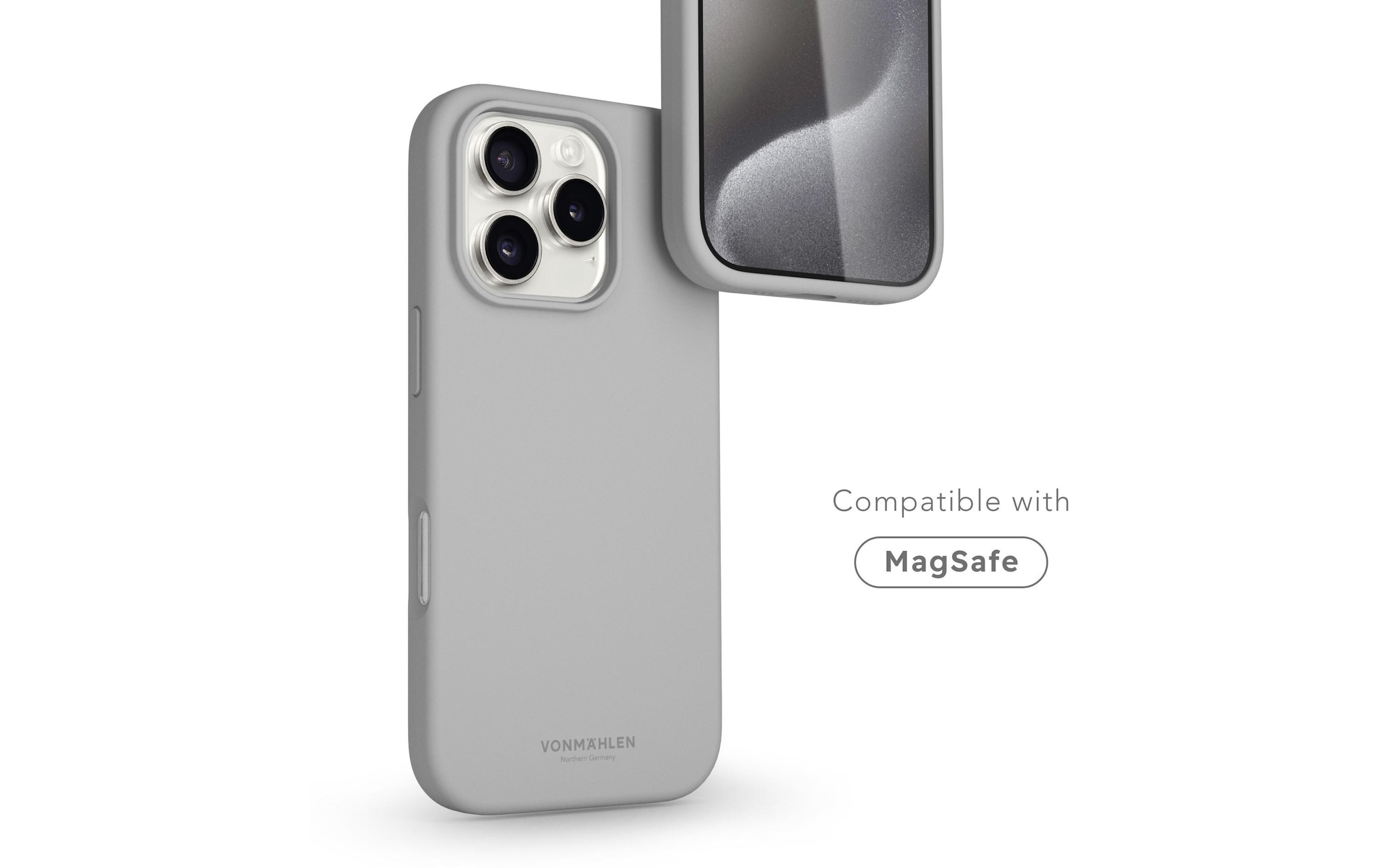 VONMÄHLEN Backcover »Soft Silicone iPhone 16 Pro« iPhone 16 Pro