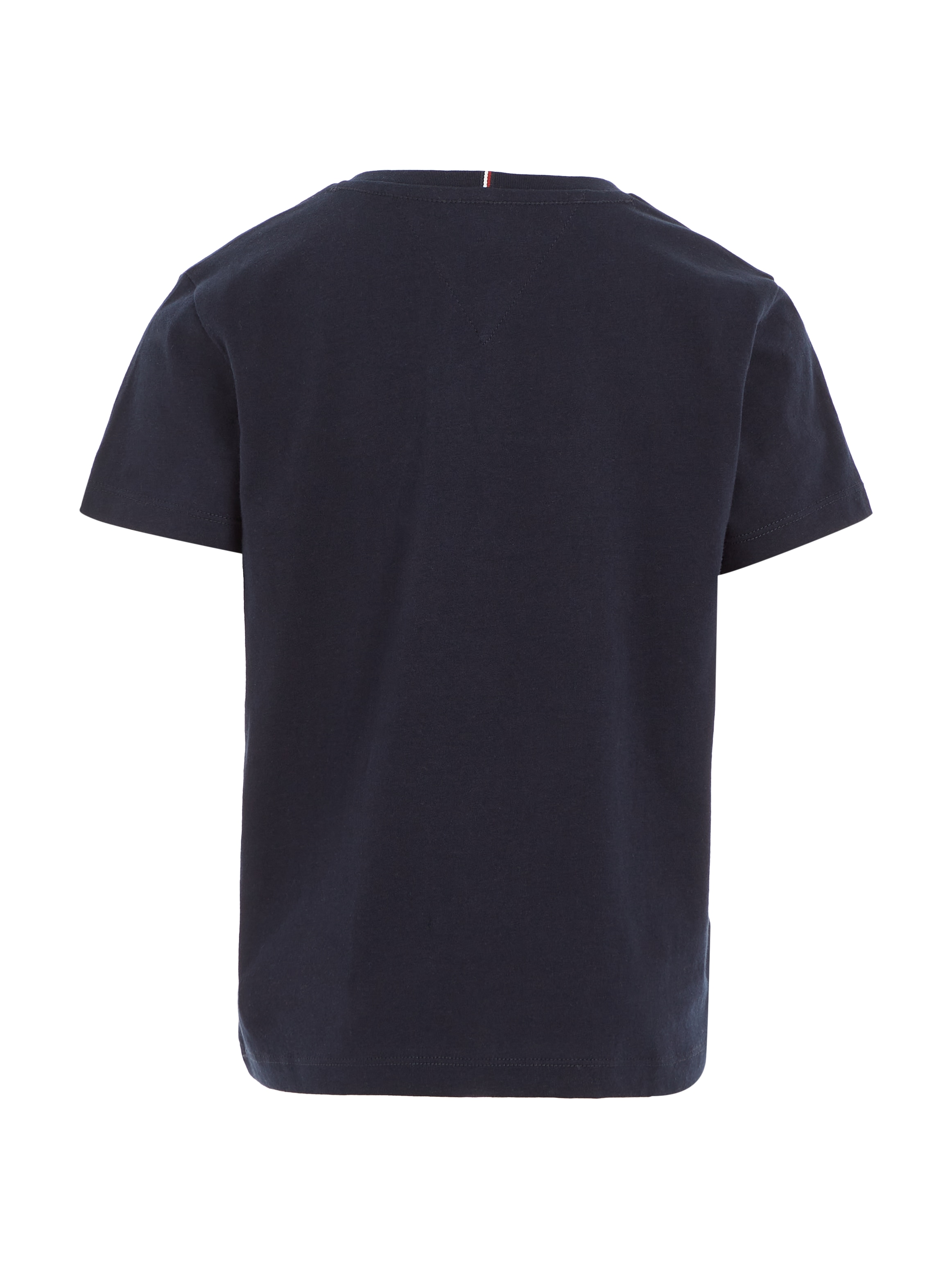 Tommy Brust »MONOTYPE der auf T-Shirt mit S/S«, Logoschriftzug BAUR Hilfiger- bestellen modischem | TEE Hilfiger