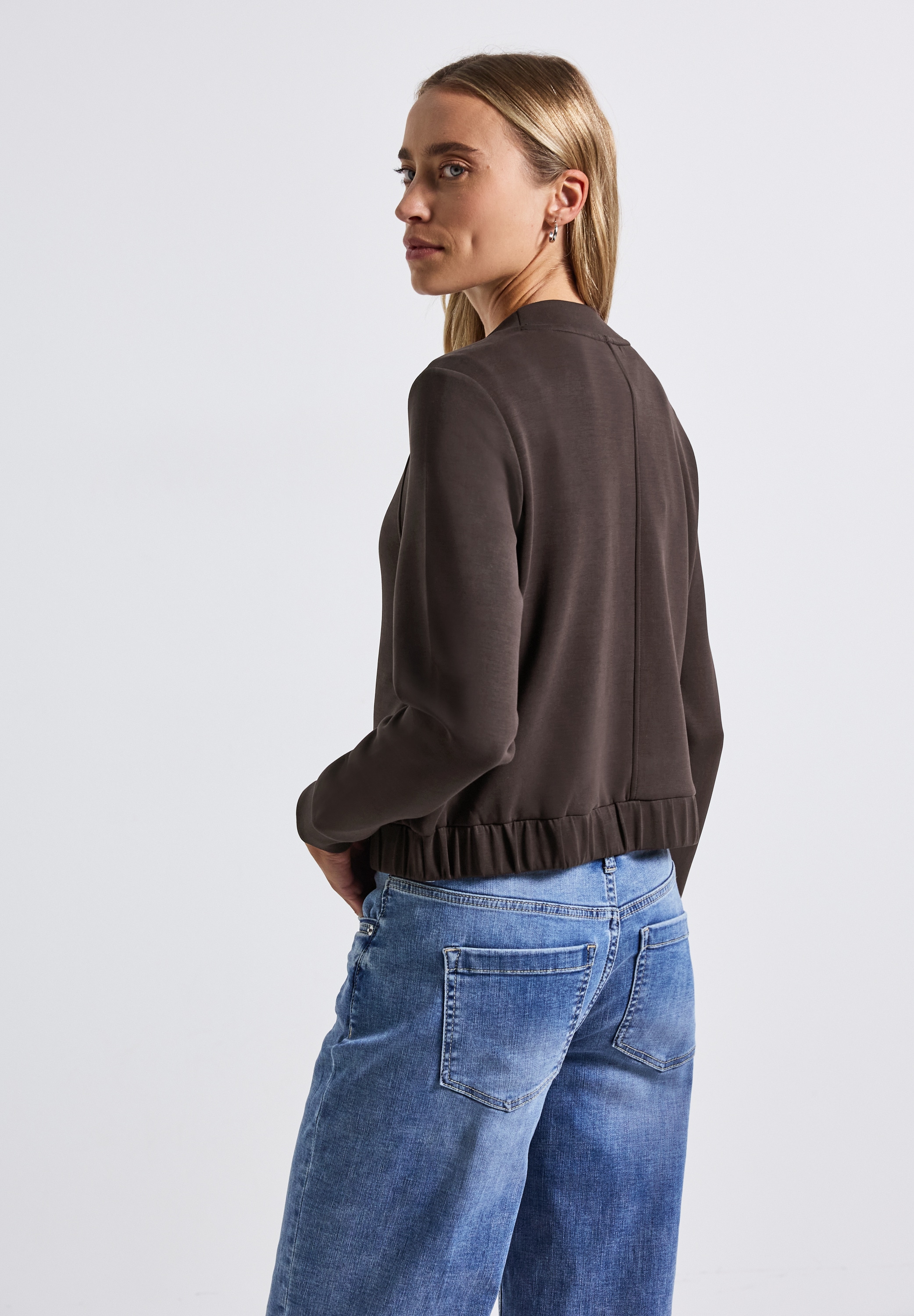 STREET ONE Cardigan, mit Rundhalsausschnitt