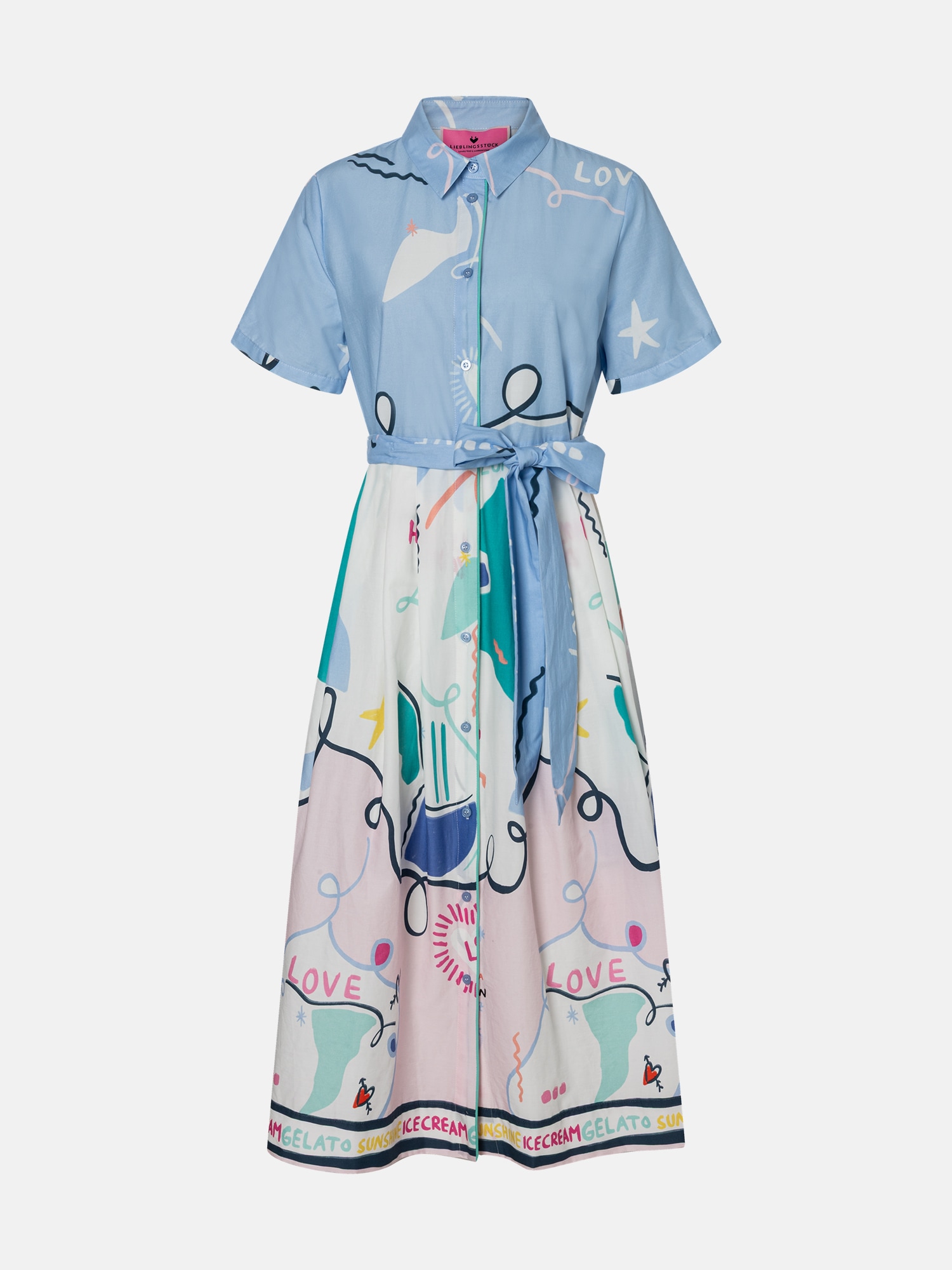 Lieblingsstück Sommerkleid »EstelleL« 50% Baumwolle, 50% Lyocell