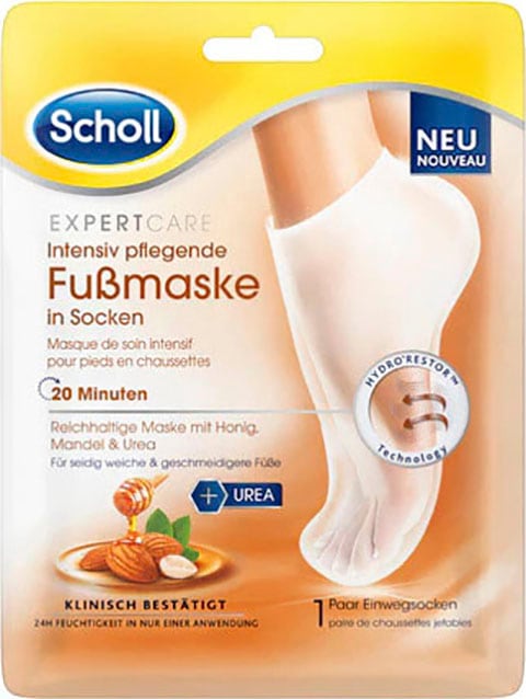 Fußmaske »ExpertCare«, mit Honig und Mandel in Socken intensic pflegend