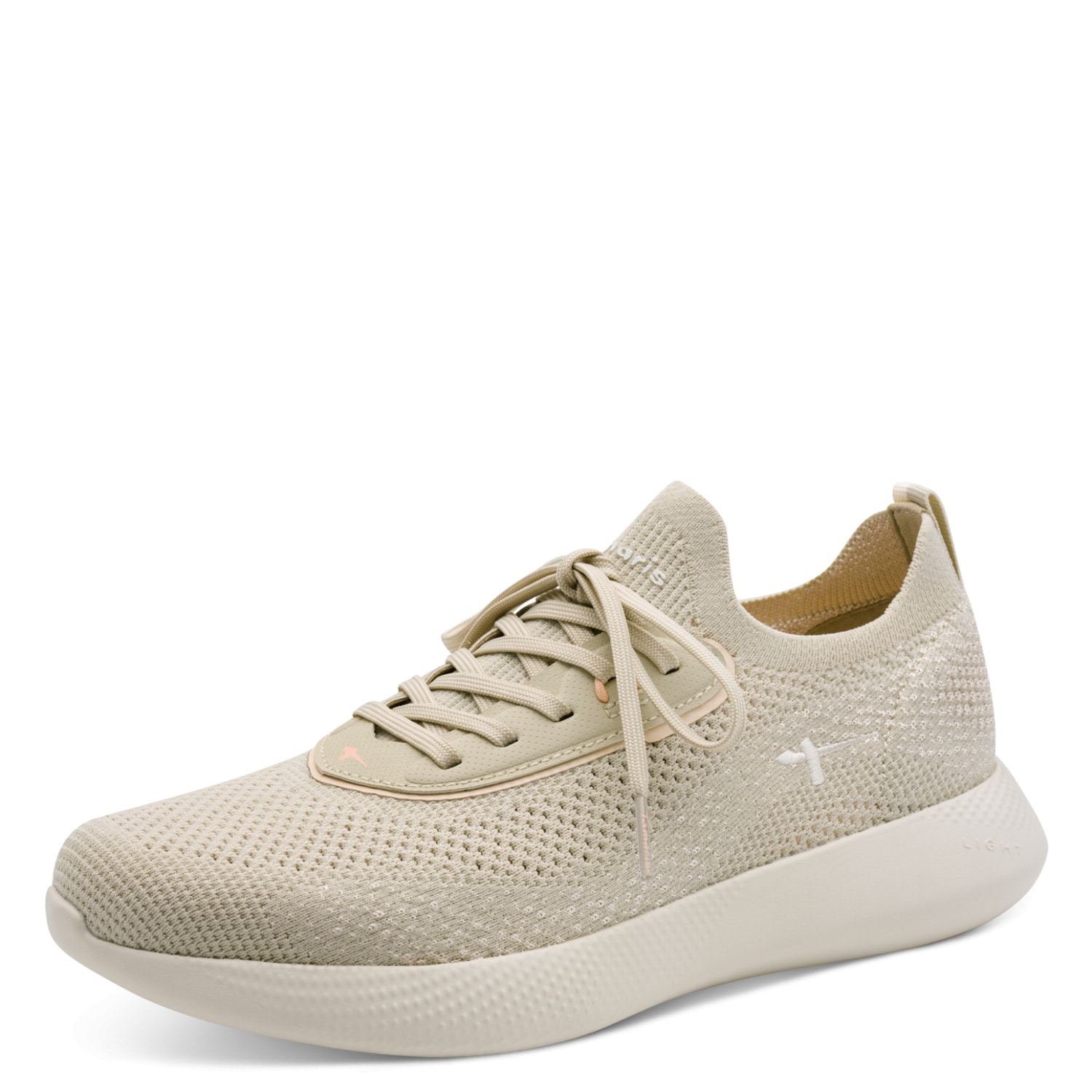 Slip-On Sneaker TAMARIS, Herren, Gr. 42, creme, Lederimitat, Textil, unifarben, Schuhe, Freizeitschuh, Slipper, Halbschuh in veganer Verarbeitung