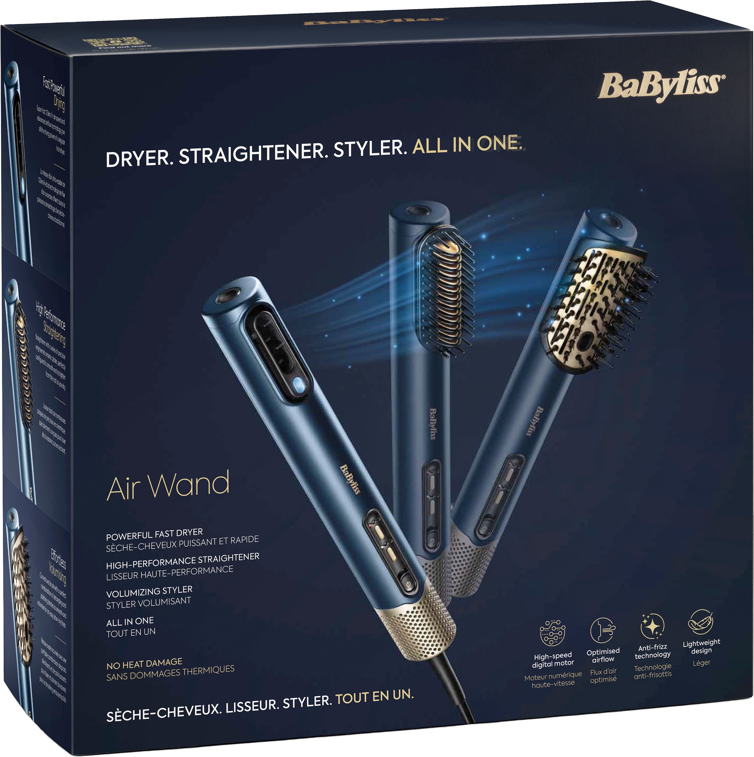 BaByliss Multihaarstyler »Air Wand AS6550E« 3 Aufsätze Air Wand 3-in-1 Multihaarstyler ohne Hitzeschäden