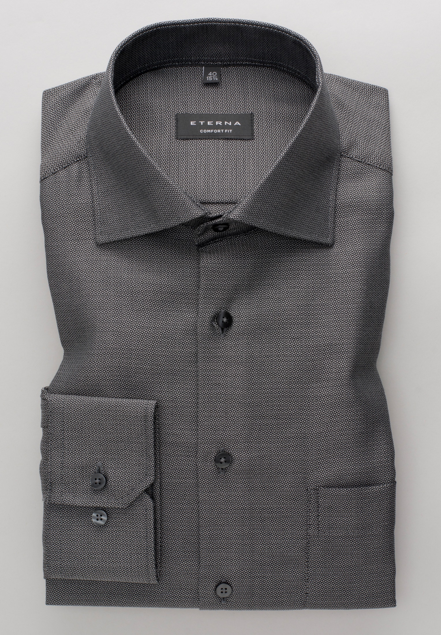 Eterna Langarmhemd »COMFORT FIT« NON IRON (bügelfrei)