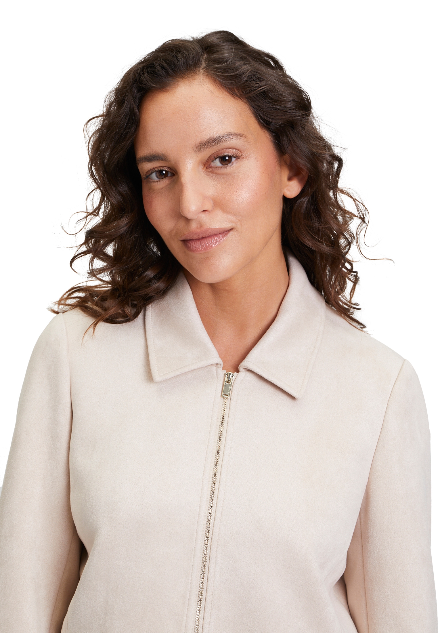 Betty&Co Jackenblazer »Betty & Co Damen Casual-Jacke mit Kragen«, Material