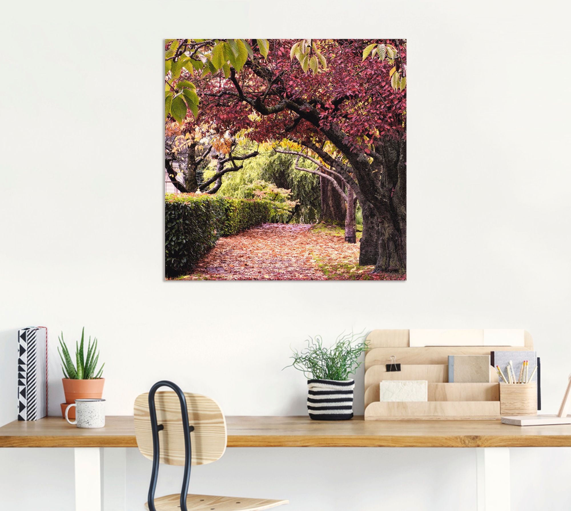 Artland Wandbild »Baumbogen«, Bäume, (1 St.), als Alubild, Outdoorbild, Leinwandbild, Poster in verschied. Größen