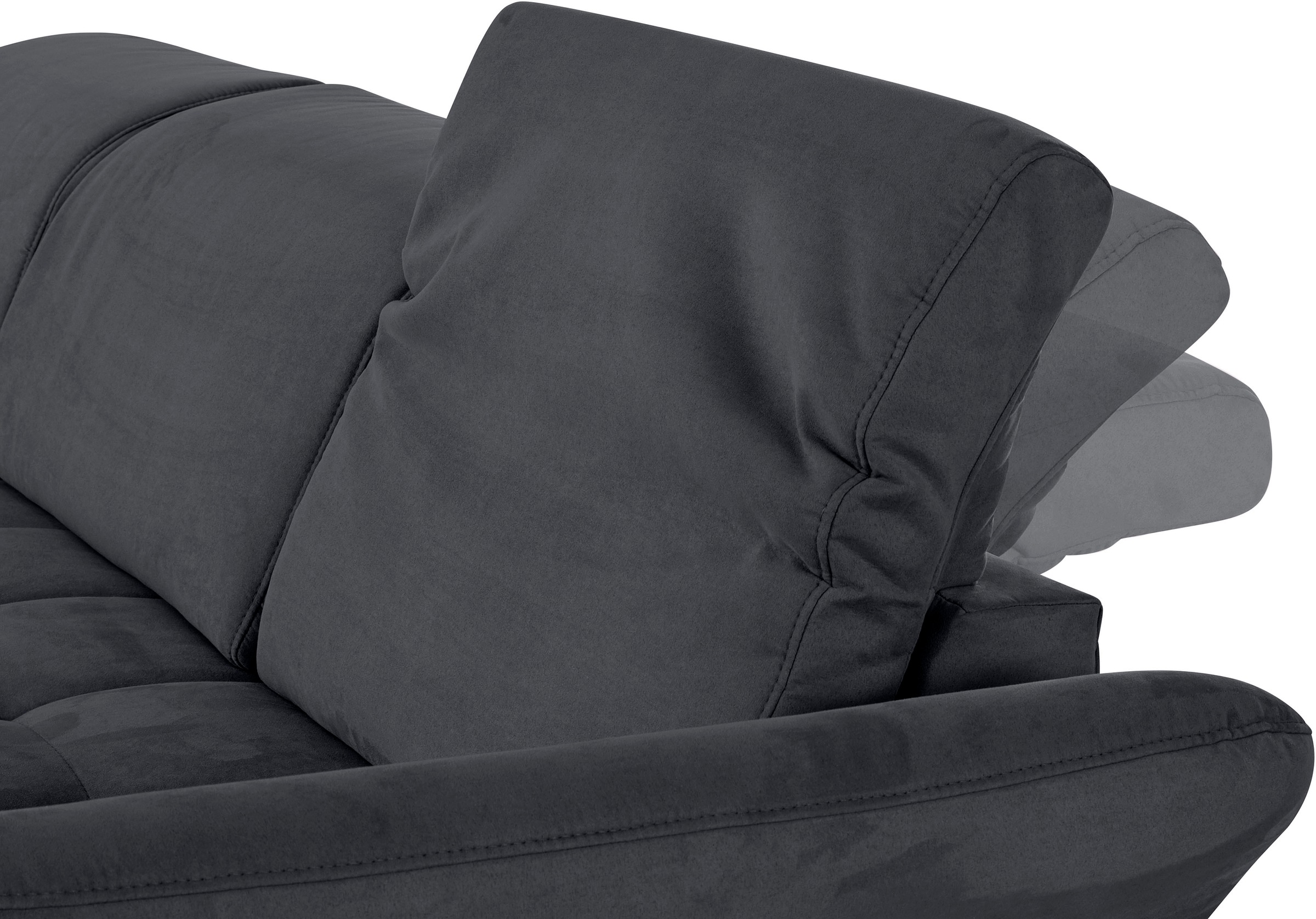 INOSIGN Ecksofa »Fresh L-Form«, Federkern, wahlweise Kopfteilverstellung und motorischer Vorziehsitz