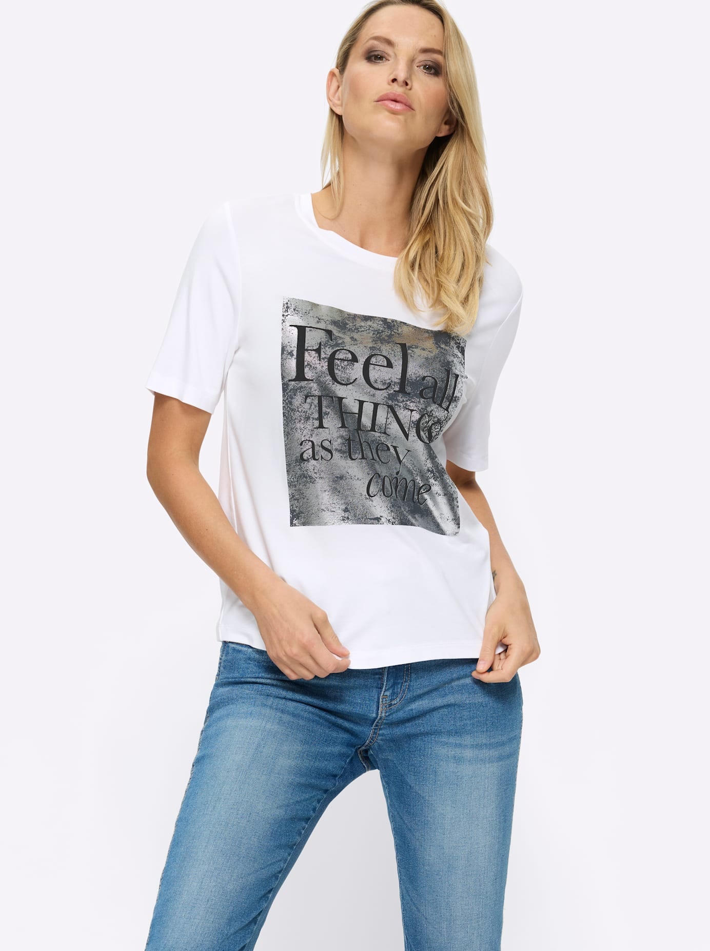 heine T-Shirt »Shirt« 1 tlg.