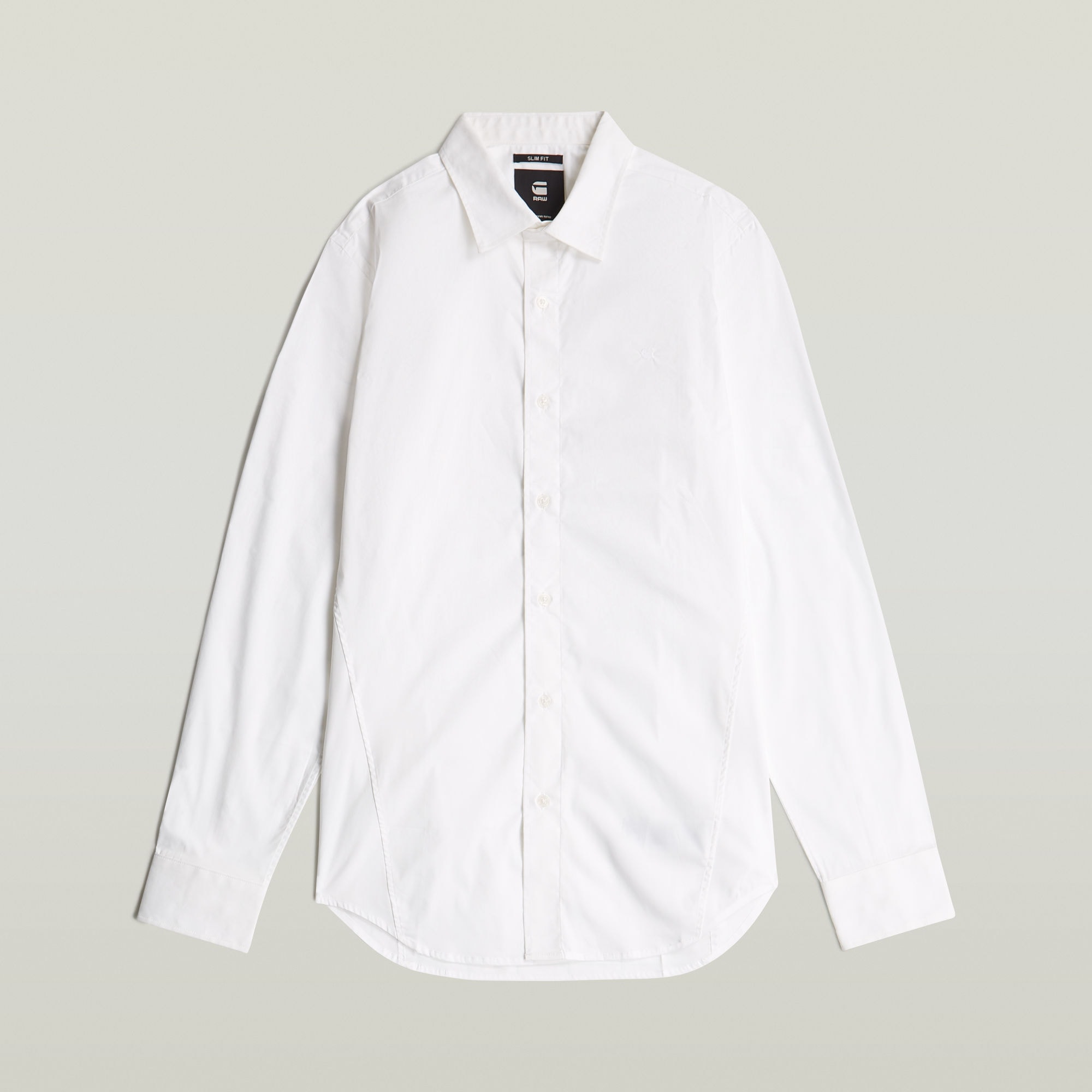 G-STAR Langarmhemd »Uniform Slim Shirt ls«, mit gesticktem Logo