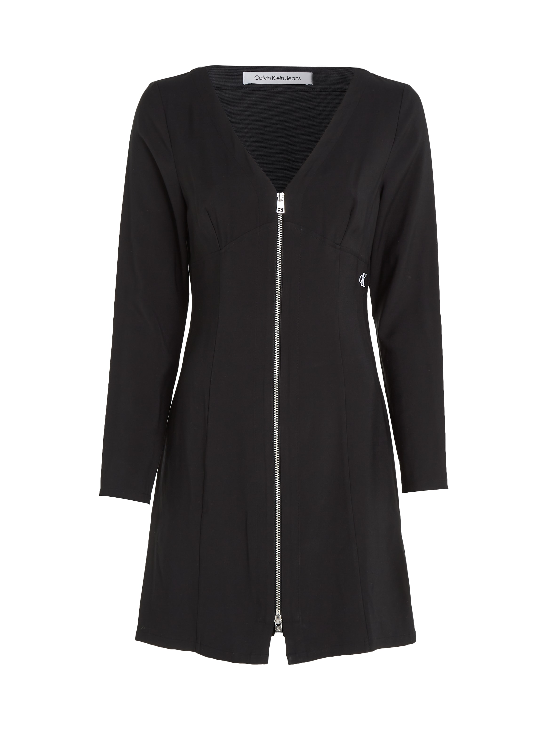 Calvin Klein Jeans Blusenkleid »LONG SLEEVE ZIPPED MINI DRESS«, mit Reißverschluss