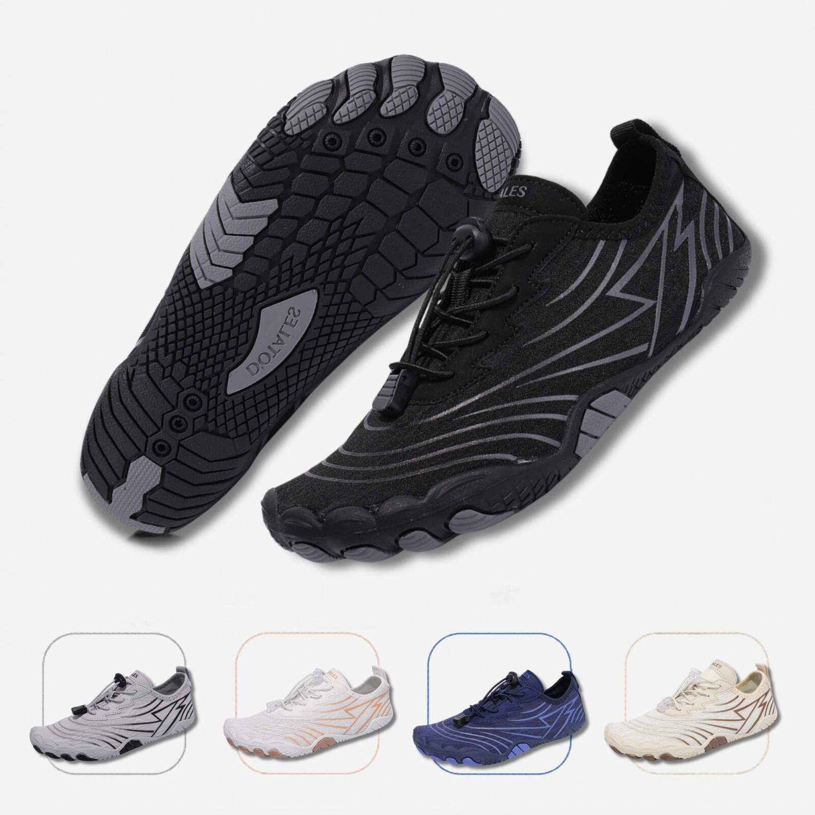 DOTALES Barfußschuh "Flowstep Barfußschuhe Damen & Herren, Flowstep Barfußschuhe" Das Original-Barfuß Sneaker, Minimalschuhe, Schnellverschluss