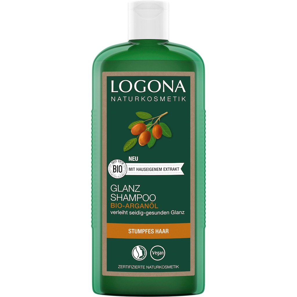 LOGONA Haarshampoo »Logona Glanz Shampoo Bio-Arganöl«