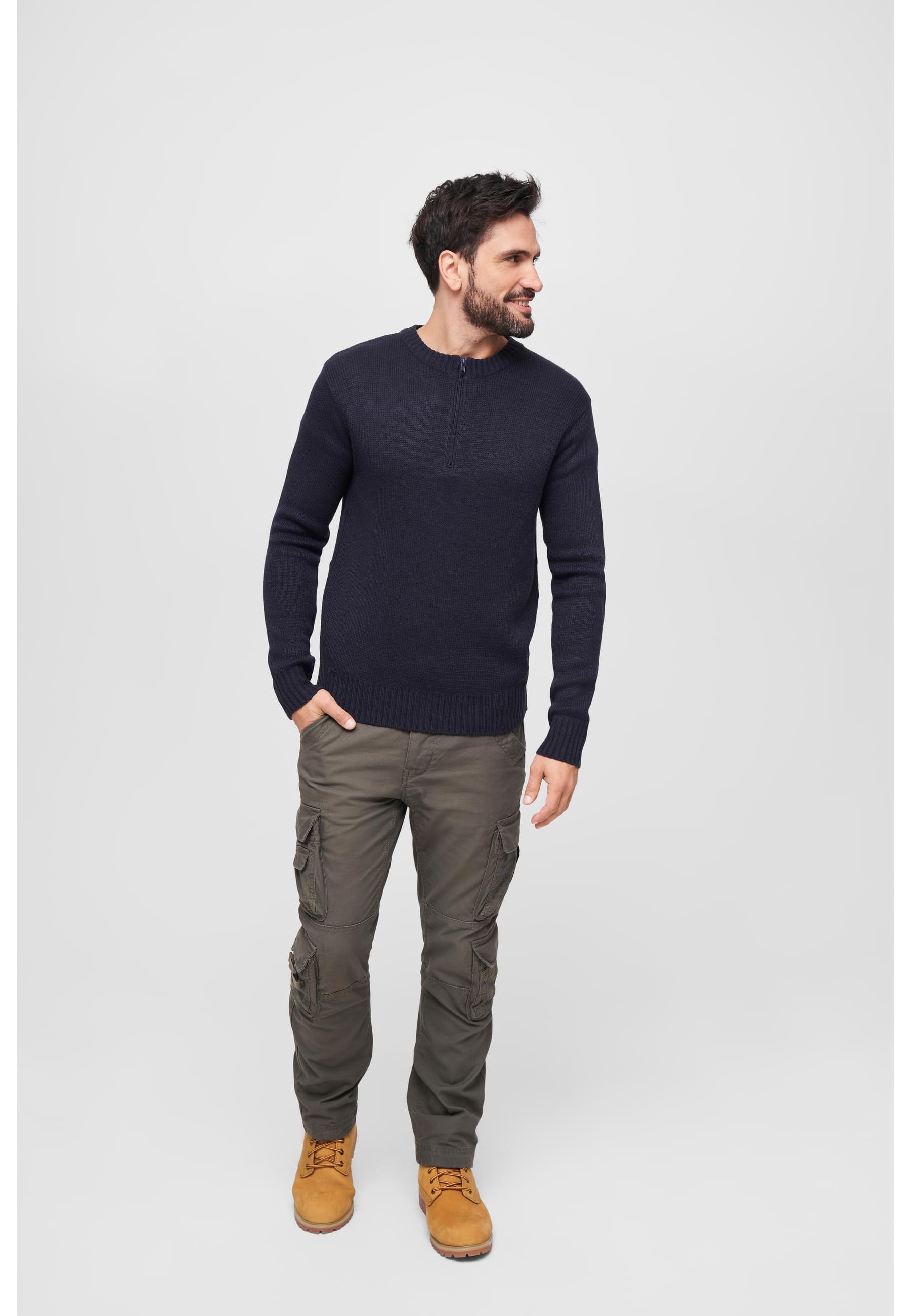 Brandit Rundhalspullover »Brandit Herren Armee Pullover«, (1 tlg.)