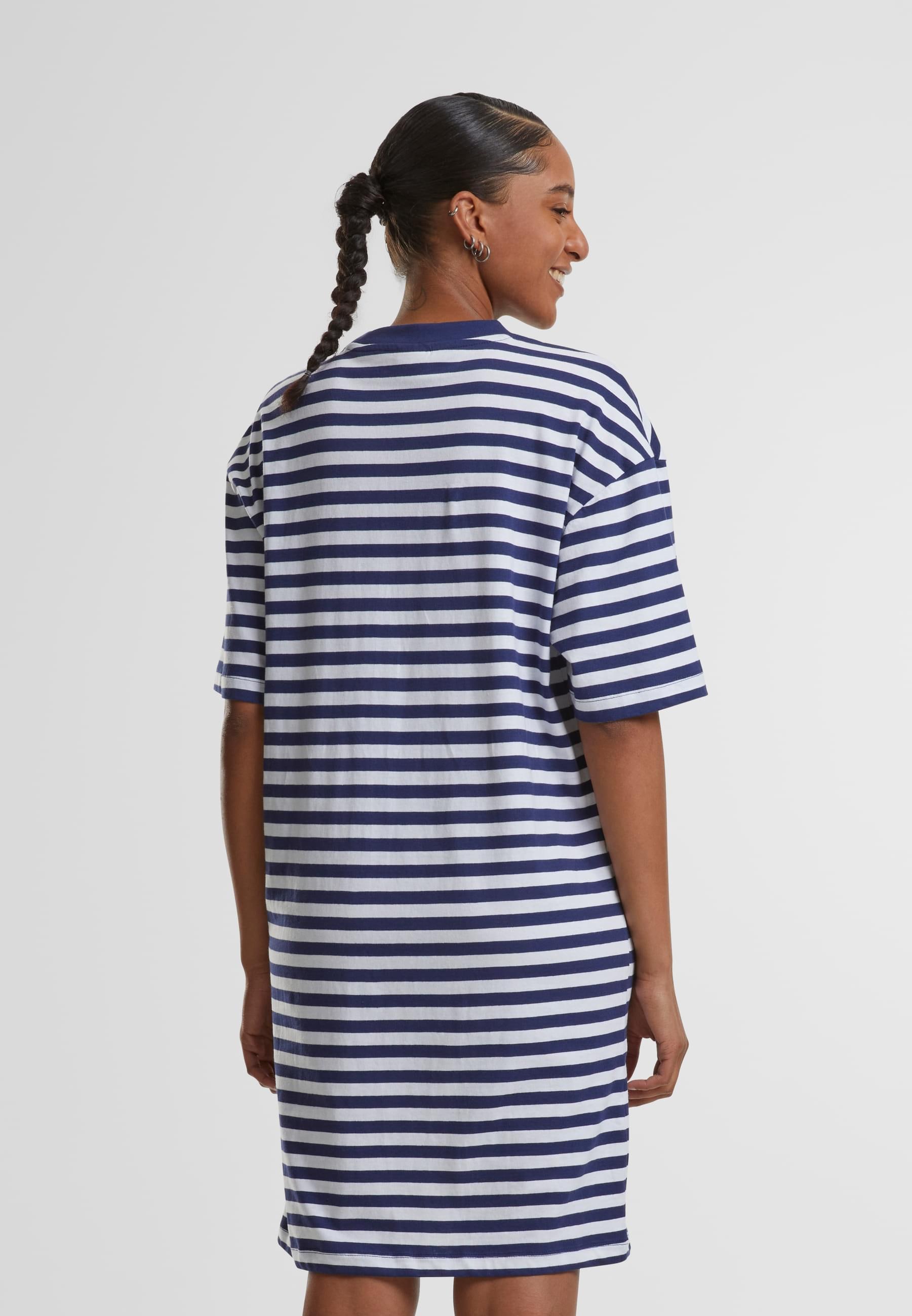 URBAN CLASSICS Shirtkleid »Urban Classics Damen Ladies Oversized Striped Tee Dress«, (1 tlg.)