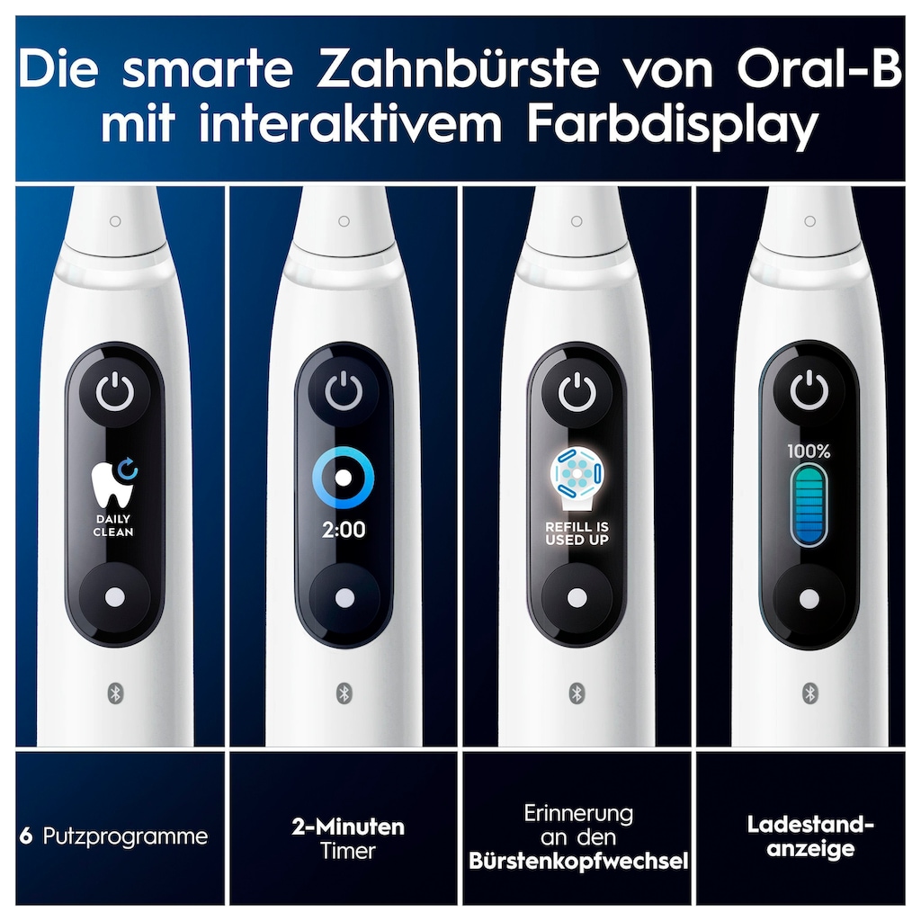 Oral-B Elektrische Zahnbürste »iO 8«, 2 St. Aufsteckbürsten