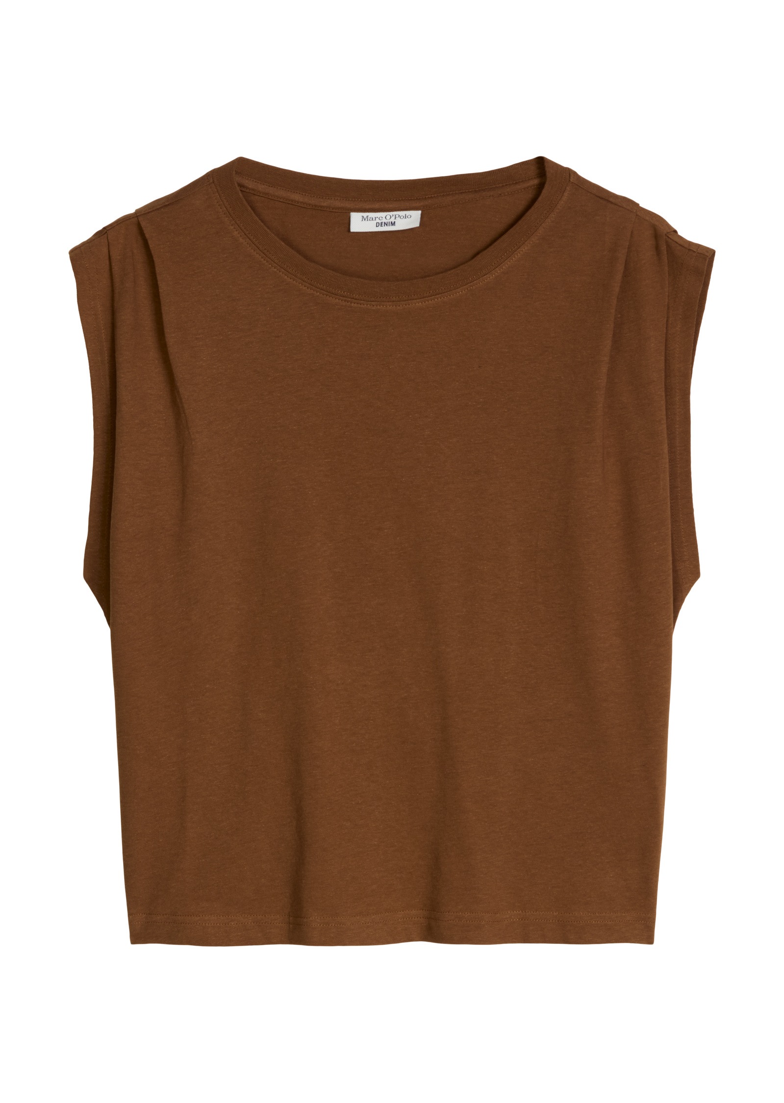 Marc O'Polo DENIM T-Shirt »aus Baumwolle-Leinen-Mix«