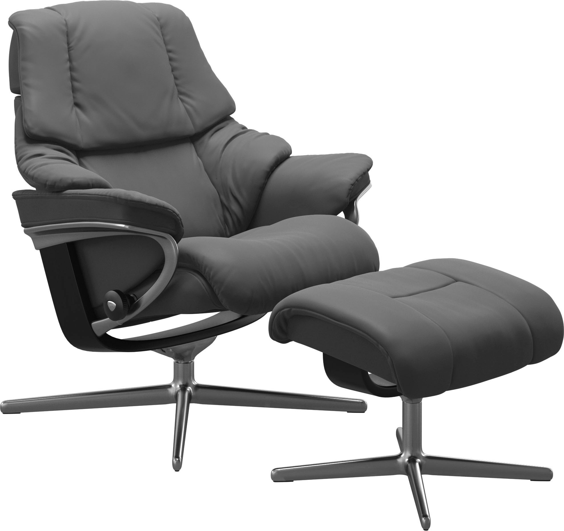 Stressless Relaxsessel "Reno" mit Cross Base, Größe S, M & L, Holzakzent Sc günstig online kaufen