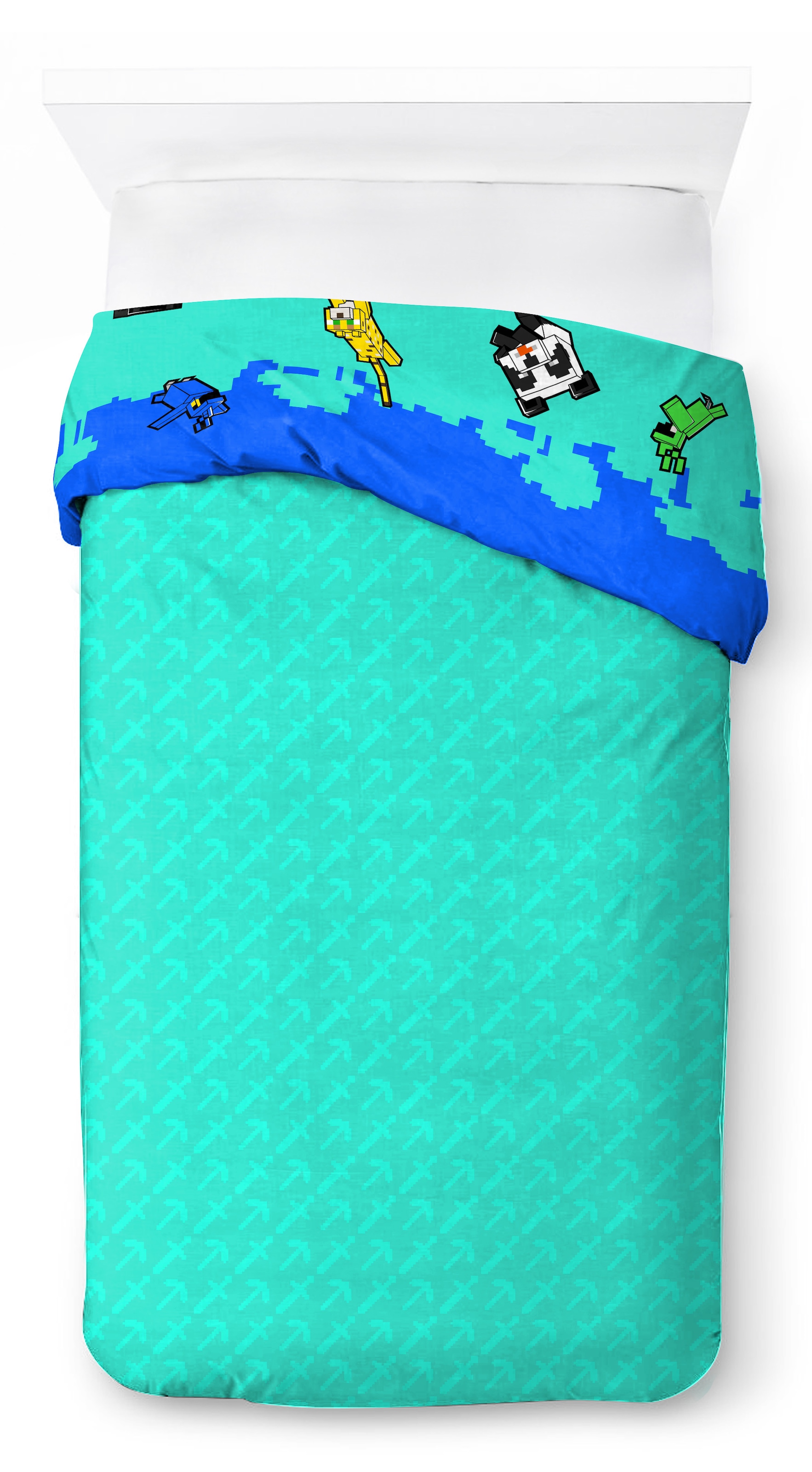 Minecraft Kinderbettwäsche »Minecraft Creative« 2 100% Baumwolle