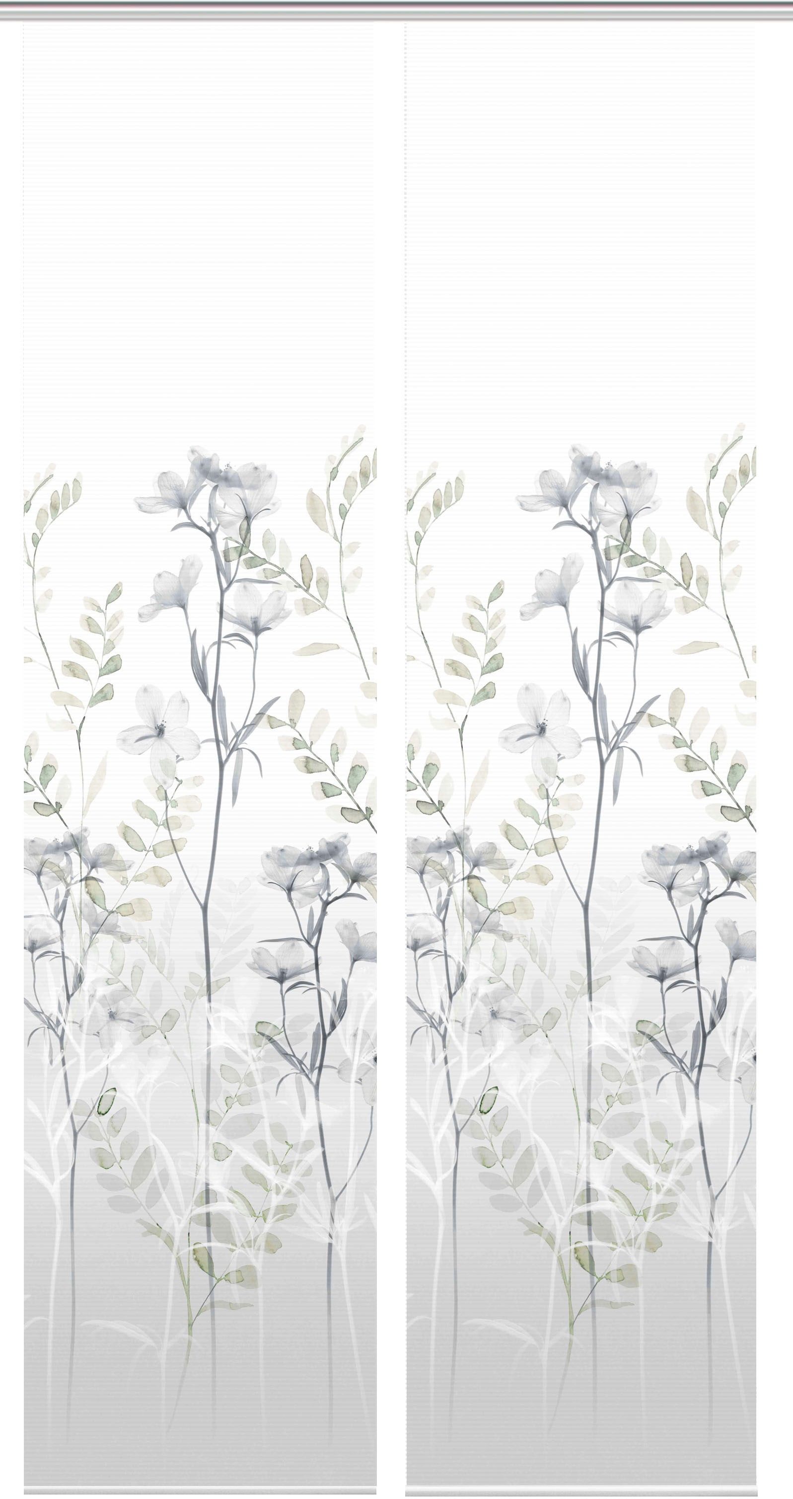 Vision S Schiebegardine »HELVIN 2er SET« Paneelwagen 2 Stk. tlg. Schiebevorhang Digidruck 2er Set HELVIN