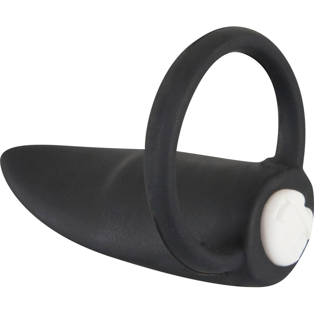 BLACK VELVETS Vibro-Penisring, mit herausnehmbarem Mini-Vibrator