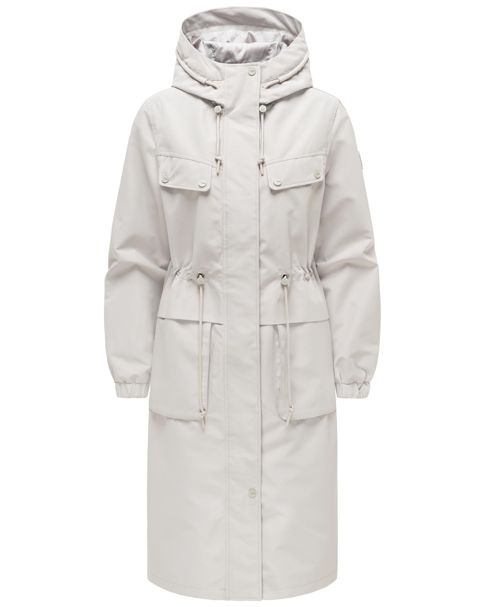 Navahoo Langmantel "Kirschwind 14" Wasserdichter Übergangsmantel mit Brustt günstig online kaufen