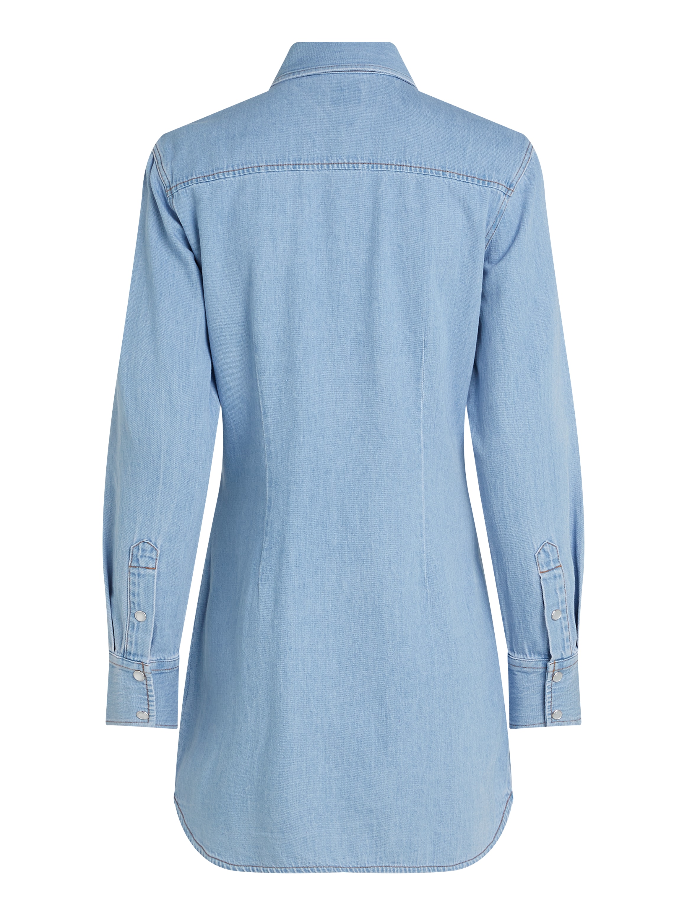 Tommy Jeans Hemdblusenkleid »REGULAR SHIRT DRESS EXT«, mit Brusttaschen, Logostickerei
