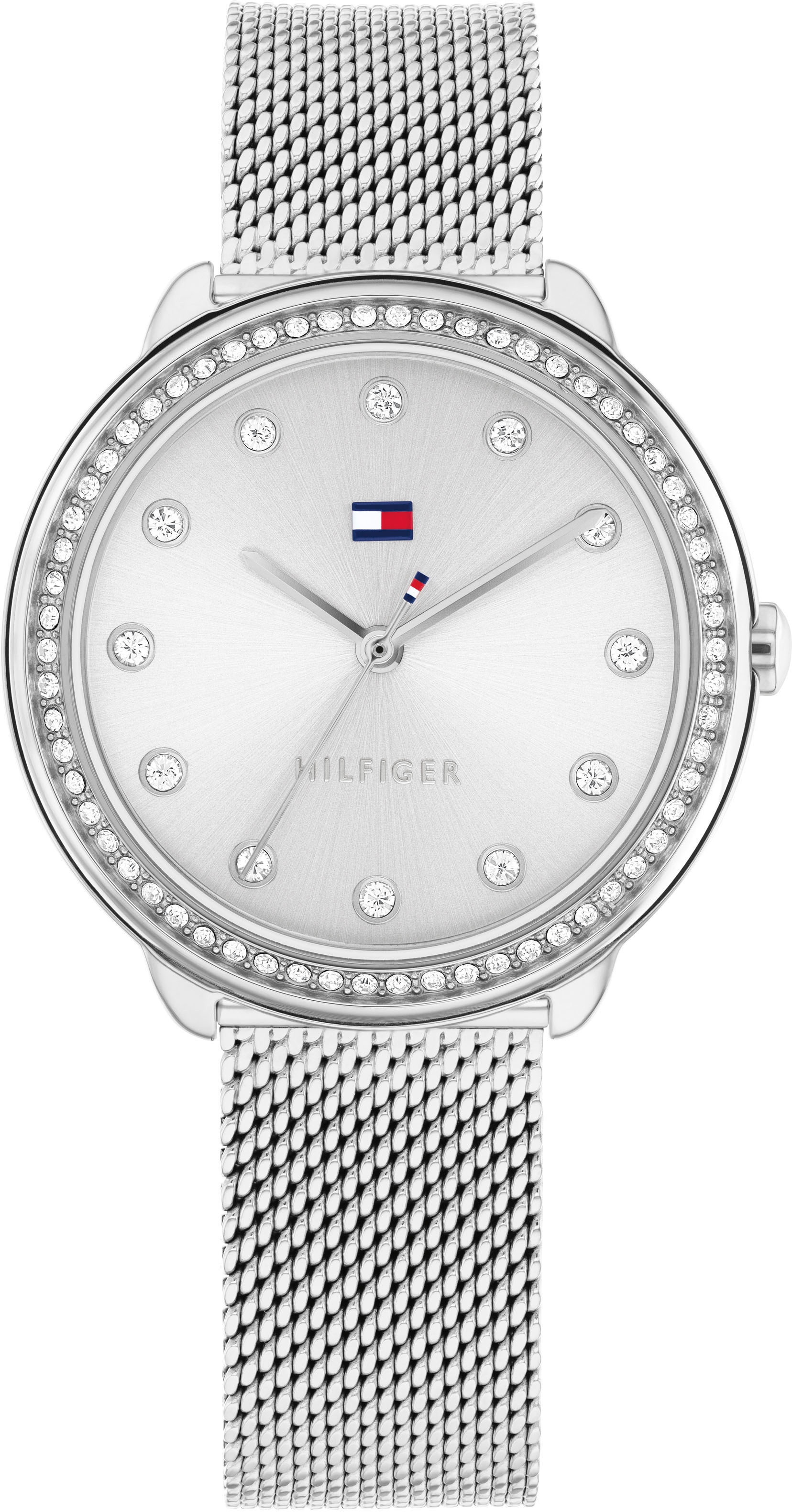 Tommy Hilfiger Quarzuhr »Demi«, Armbanduhr, Damenuhr, Glaskristalle, analog