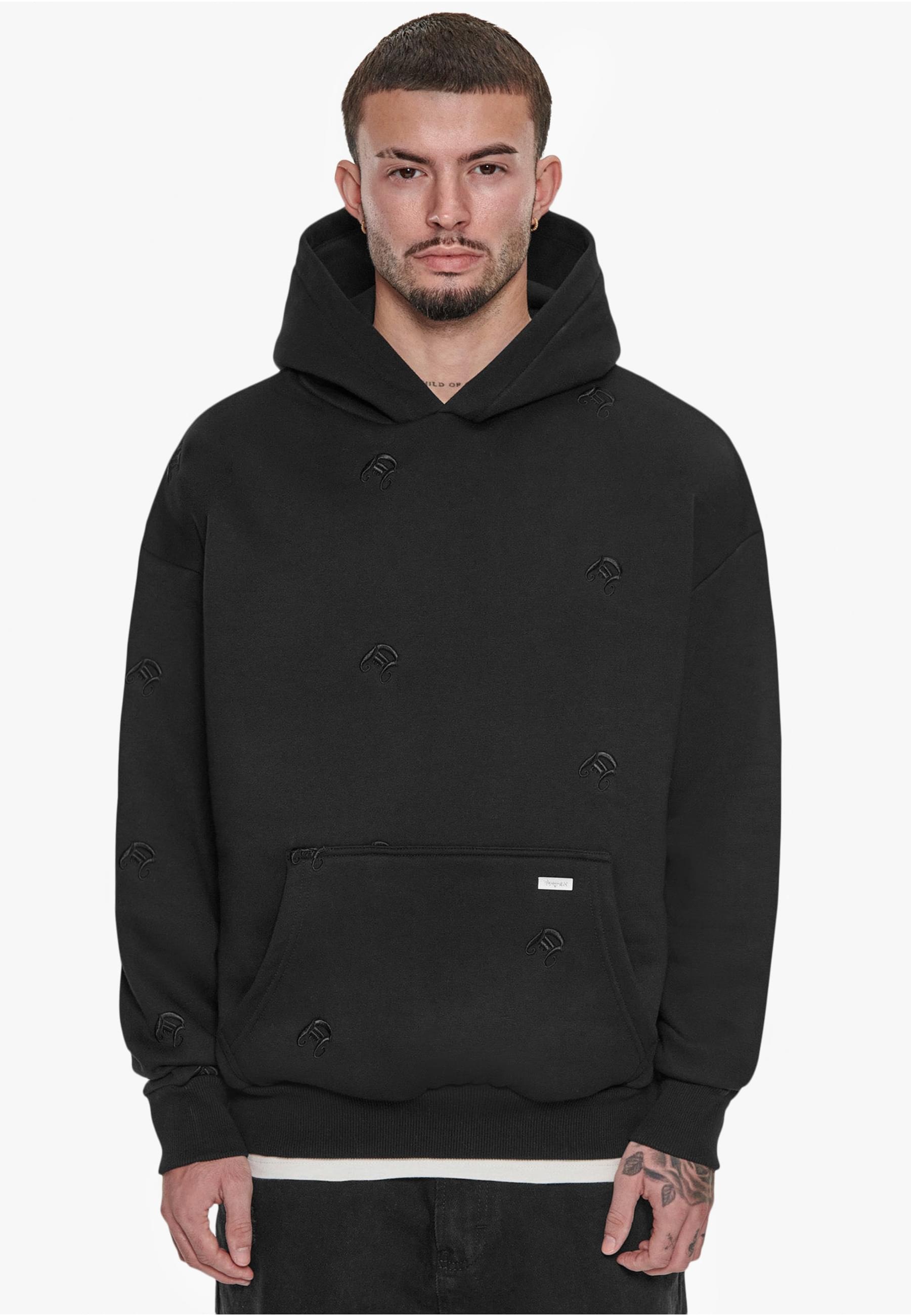 Thumbnail - Dropsize Kapuzensweatshirt "Dropsize Herren Dropsize Heavy Oversize Allover Embo Hoodie", 1 Stk.