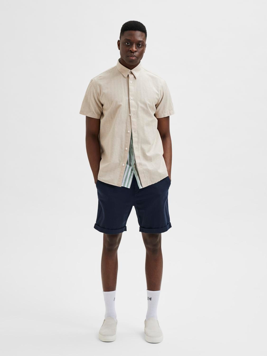 SELECTED Kurzarmhemd »SLHREGSUN SS SHIRT CLASSIC D«