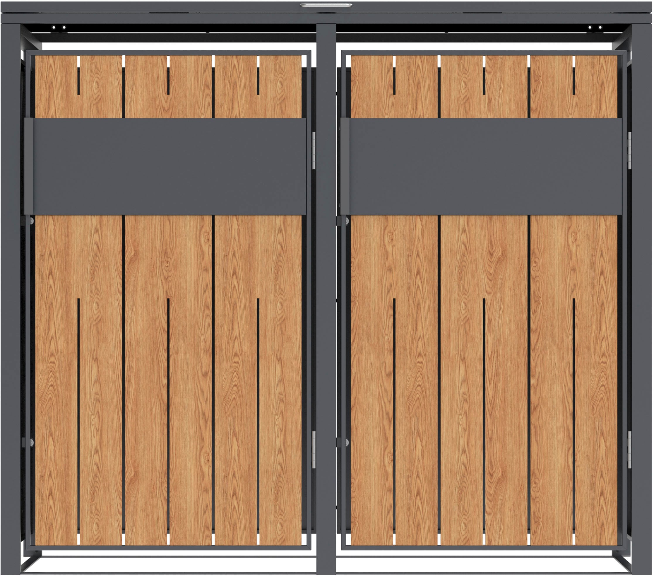 WESTMANN Mülltonnenbox »Varius 2« BxTxH: 132x80x116 cm, für 2x240 L Mülltonnen