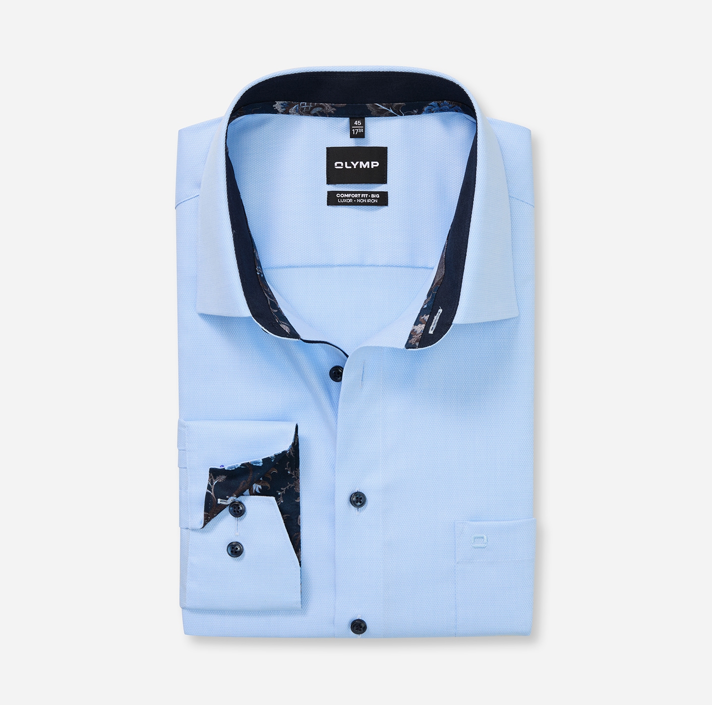 OLYMP Langarmhemd »Big & Tall«, Neue COMFORT FIT BIG Kollektion, Businesshemd