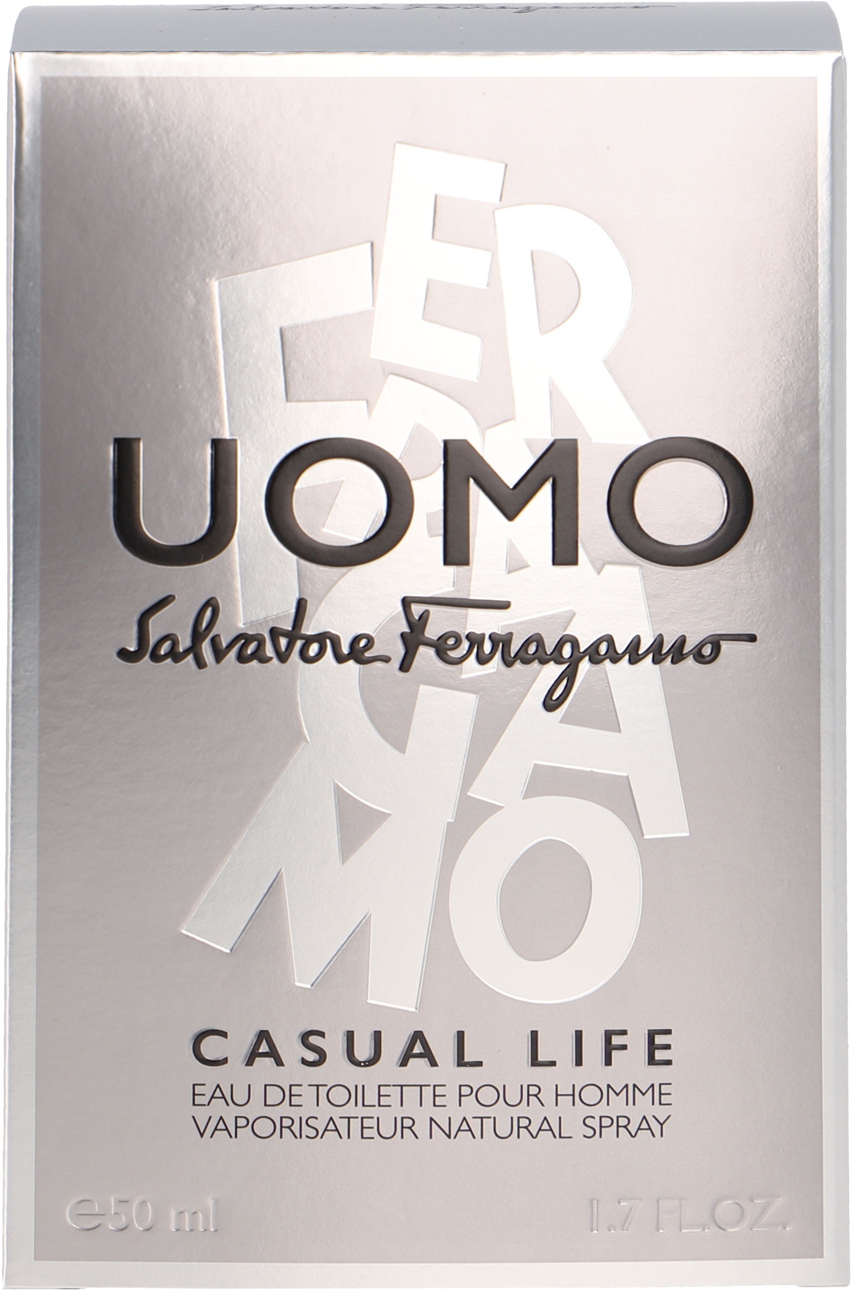 Salvatore Ferragamo Eau de Toilette »UOMO Casual Life«, mit maskulinem Akzent