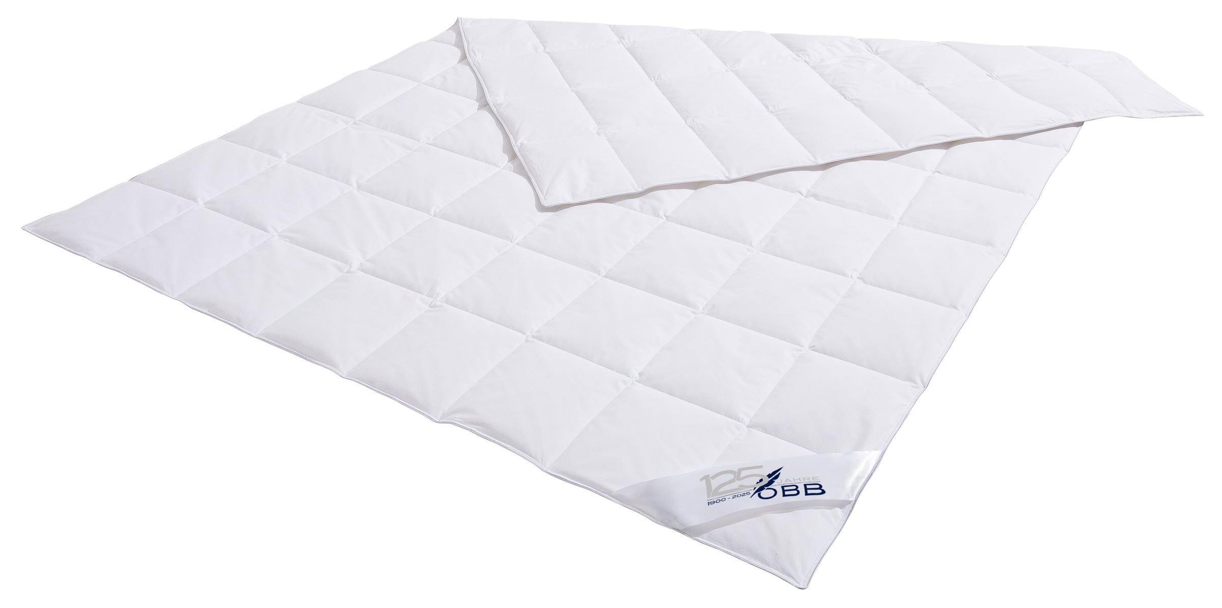 Thumbnail - OBB Daunenbettdecke "Edition 125 Jahre, Bettdecken für Sommer und Winter, Ganzjahresdecke" leicht Füllung 90% Daunen, 10...
