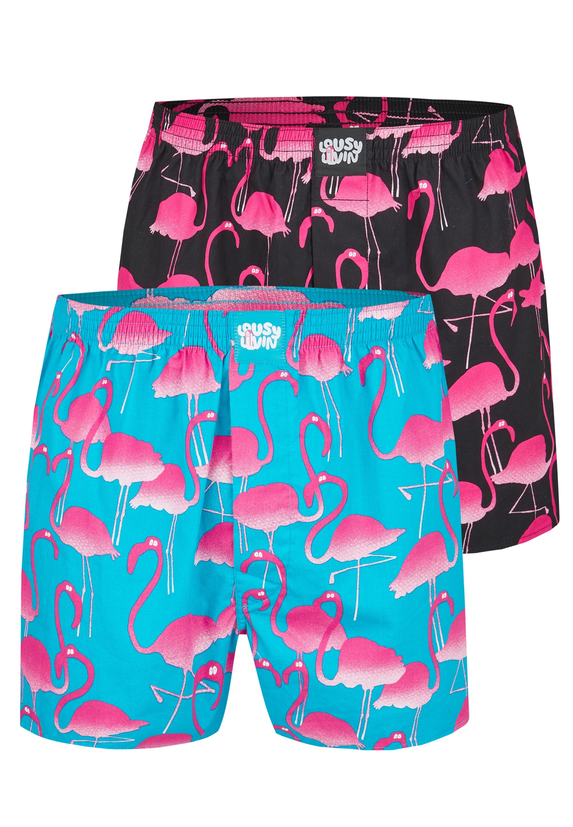Lousy Livin Boxershorts »Flamingo«, mit trendigem Flamingo-Print
