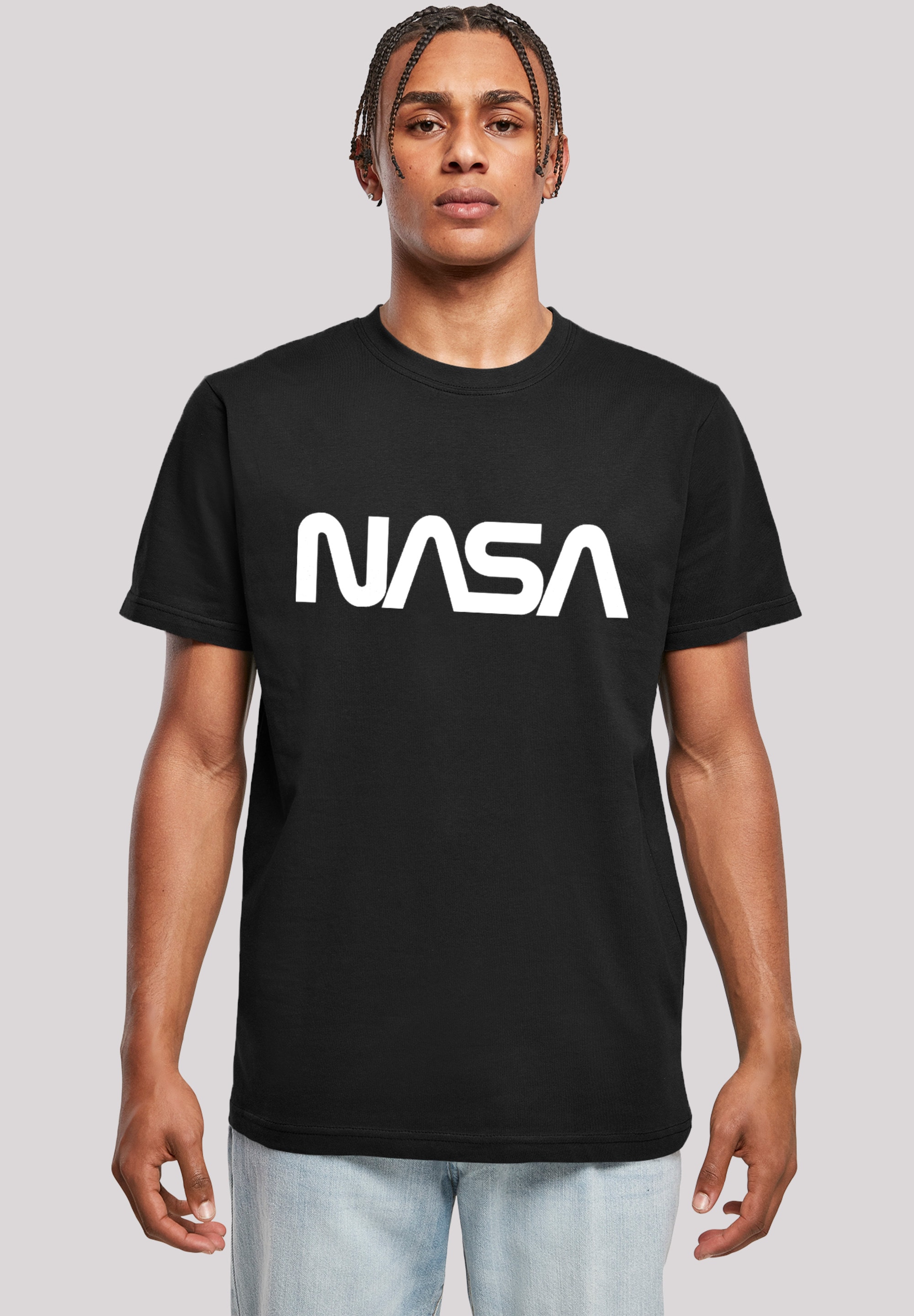 T-Shirt »NASA Modern Logo Black«, Herren,Premium Merch,Regular-Fit,Basic,Bedruckt
