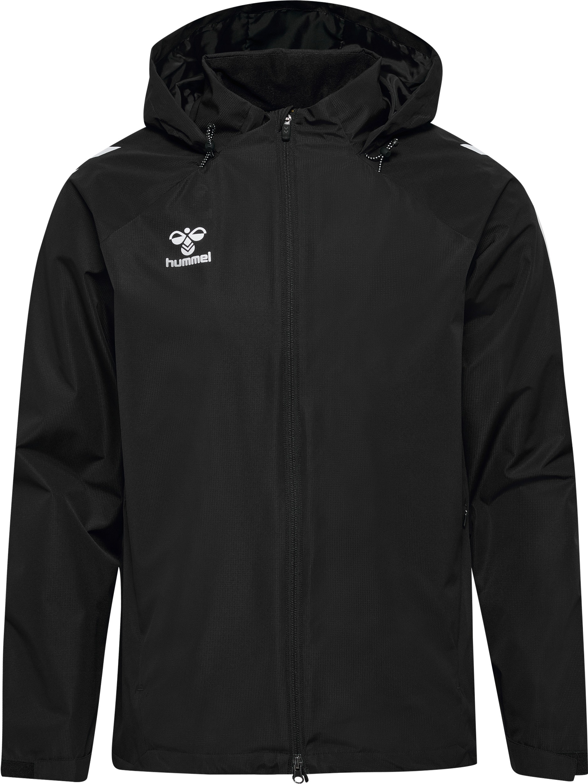 hummel Allwetterjacke "HMLLEAD 2.0 ALL-WEATHER JACKET" mit Kapuze sportlicher Stil, aus Polyester, atmungsaktiv, schnelltrocknend