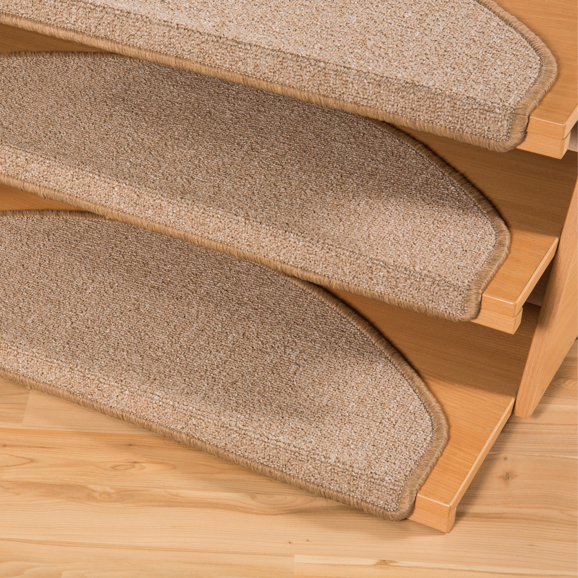 Andiamo Stufenmatte "Bob, Made in Poland" halbrund 4,5 mm Höhe melierte Sch günstig online kaufen