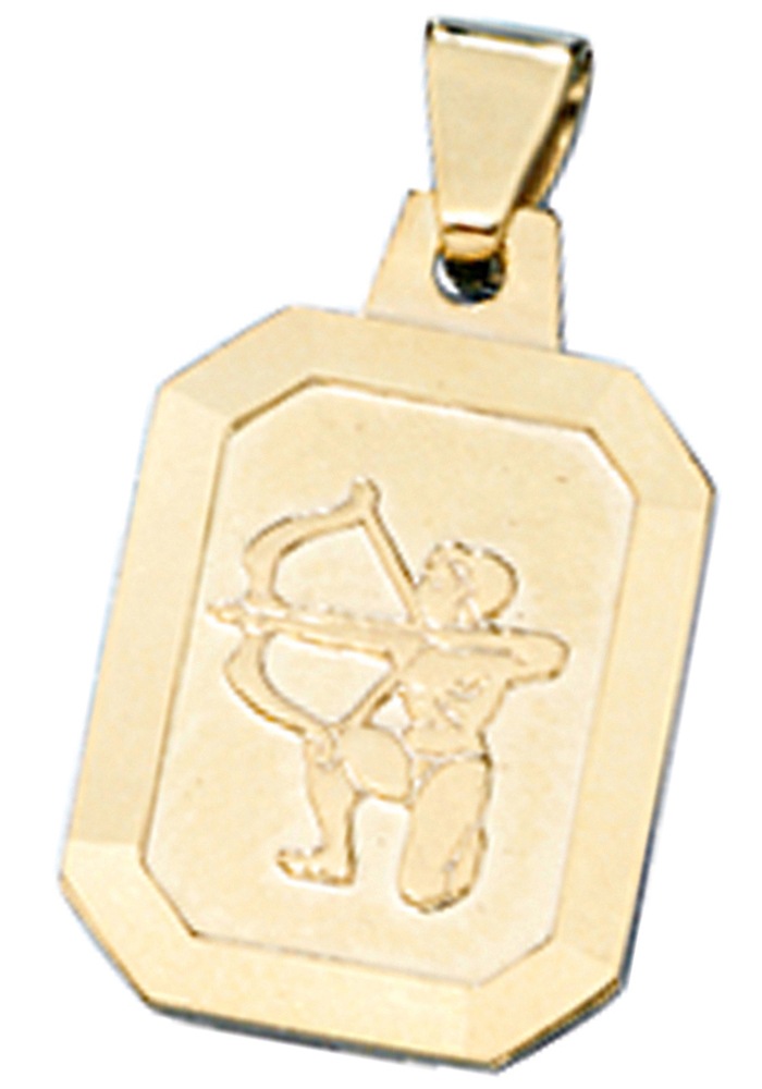 JOBO Sternzeichenanhänger »Anhänger Sternzeichen« ()  333 Gold achteckig